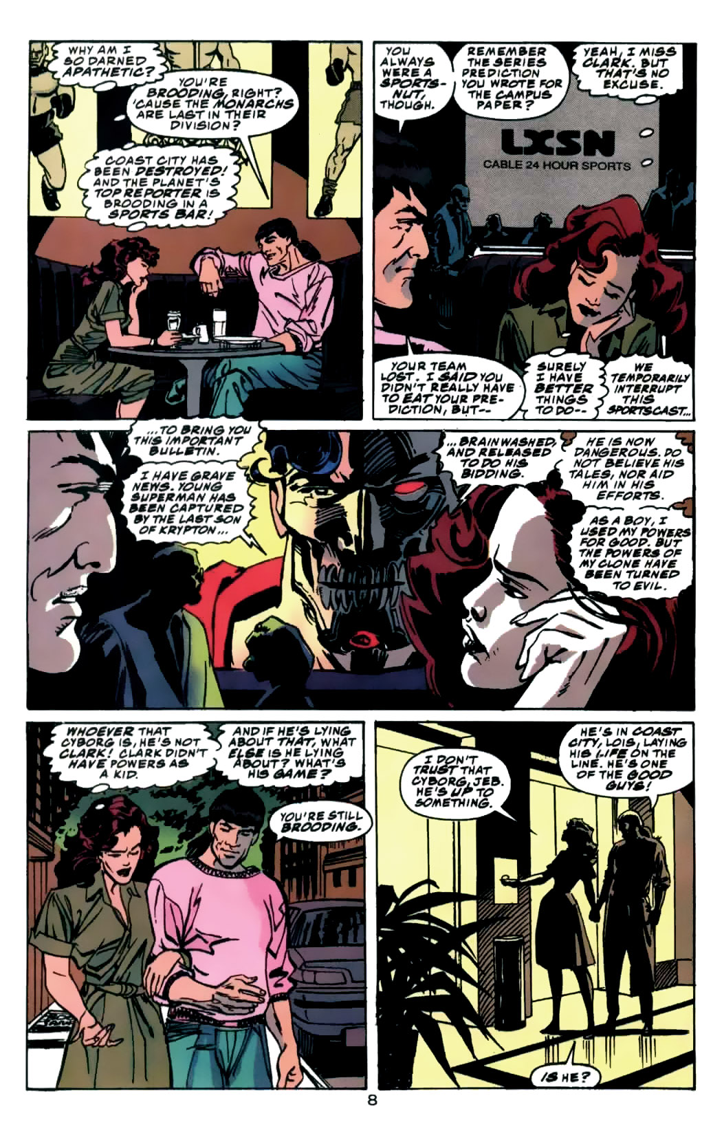 Death and Return of Superman Omnibus (1992-): Chapter Death-and-Return-of-Superman-Omnibus-1992-34 - Page 8