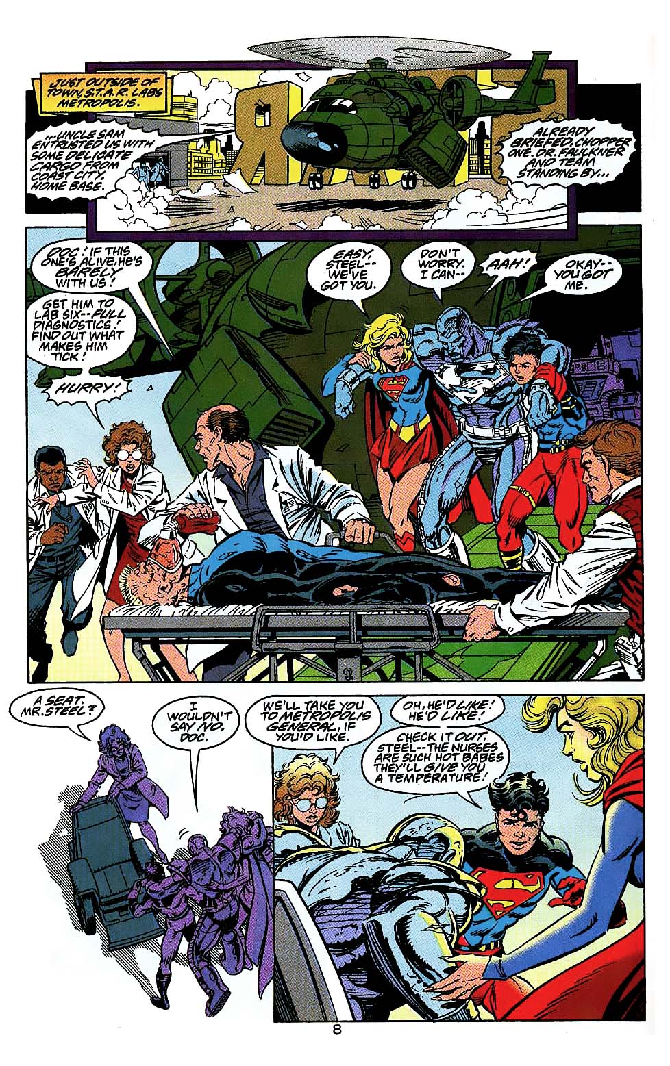Death and Return of Superman Omnibus (1992-): Chapter Death-and-Return-of-Superman-Omnibus-1992-42 - Page 9