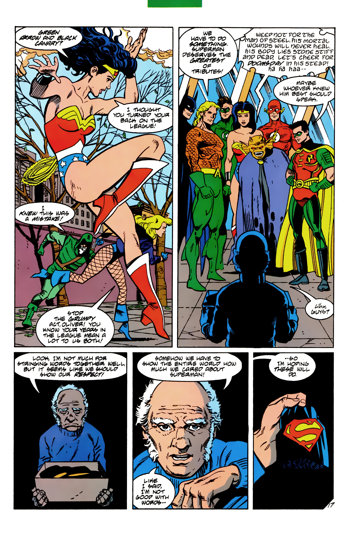 Death and Return of Superman Omnibus (1992-): Chapter Death-and-Return-of-Superman-Omnibus-1992-8 - Page 17