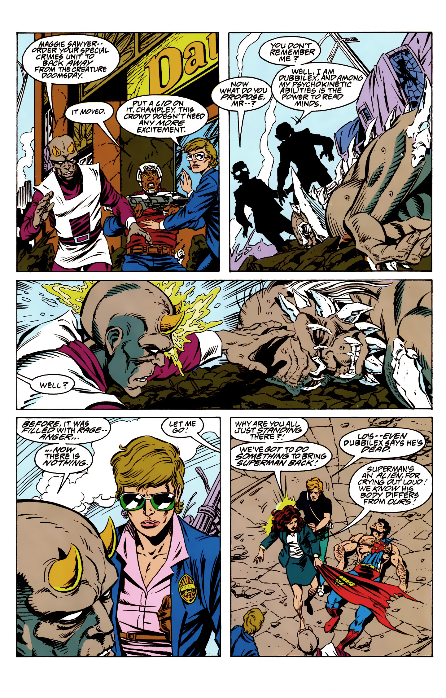 Death and Return of Superman Omnibus (1992-): Chapter Death-and-Return-of-Superman-Omnibus-1992-9 - Page 4