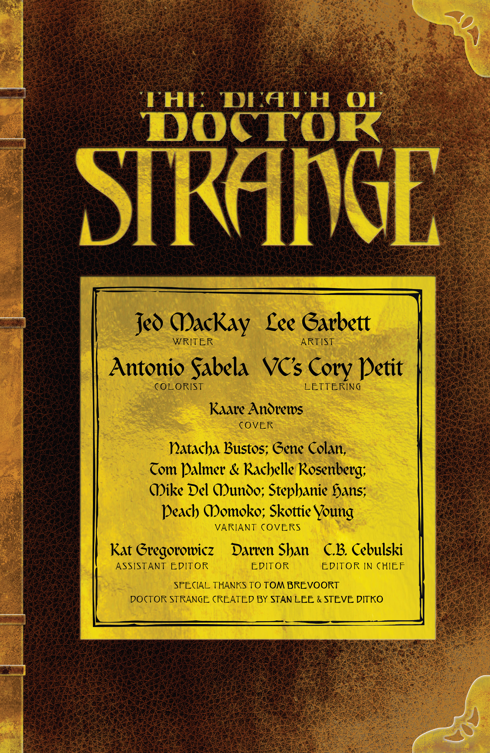 Death of Doctor Strange (2021): Chapter 1 - Page 2