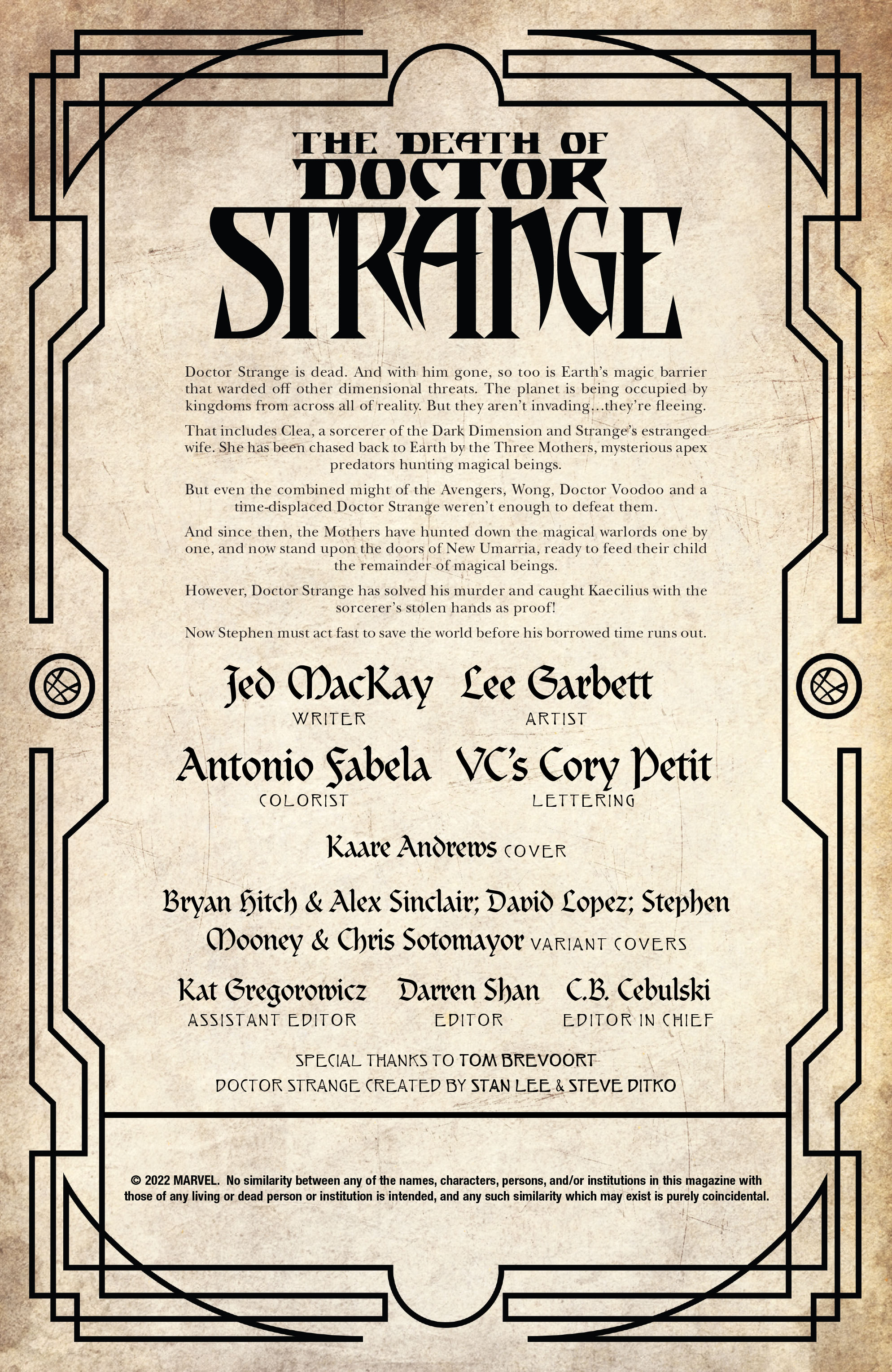 Death of Doctor Strange (2021): Chapter 5 - Page 2