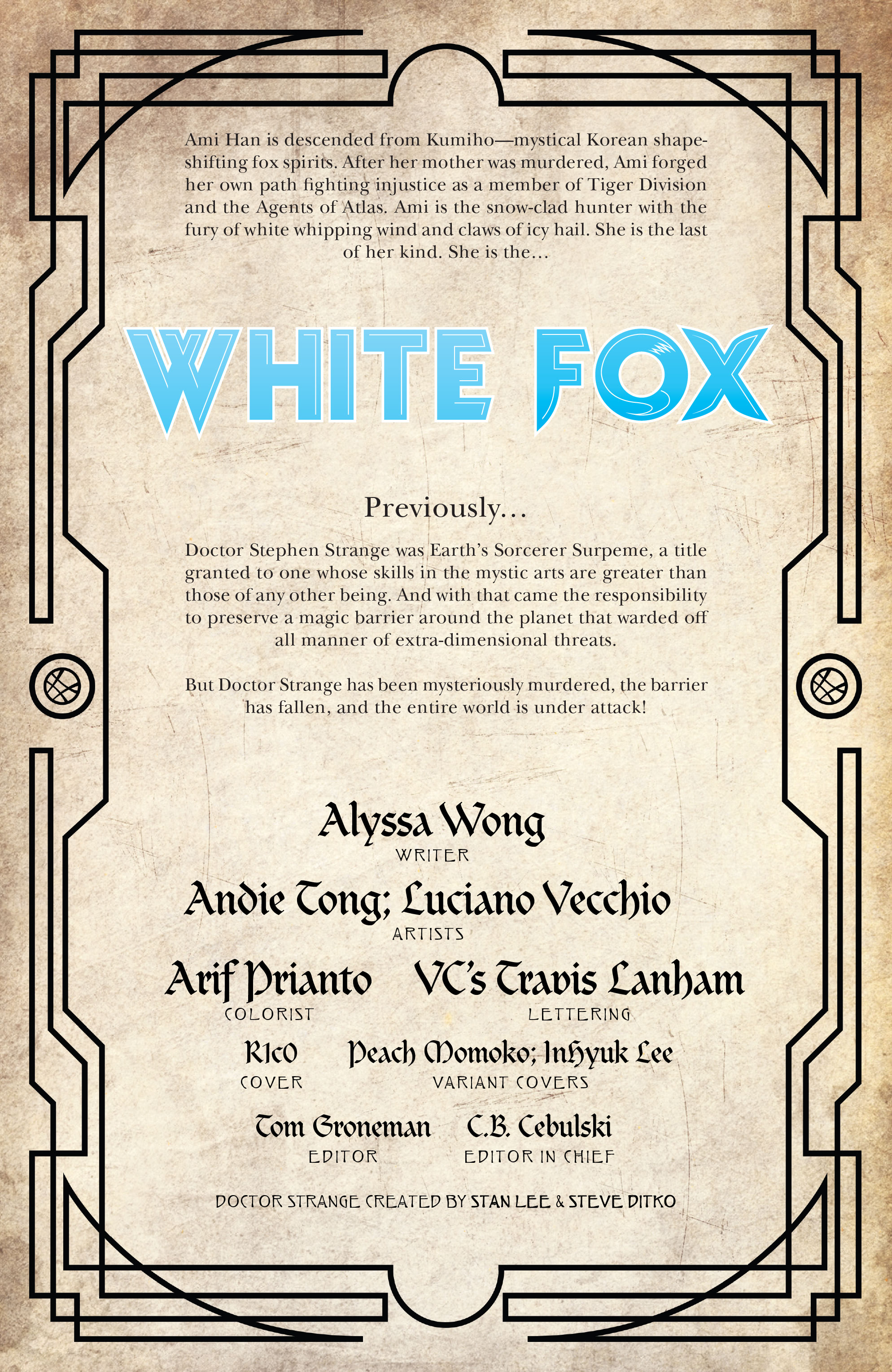 Death of Doctor Strange: White Fox (2021): Chapter 1 - Page 4