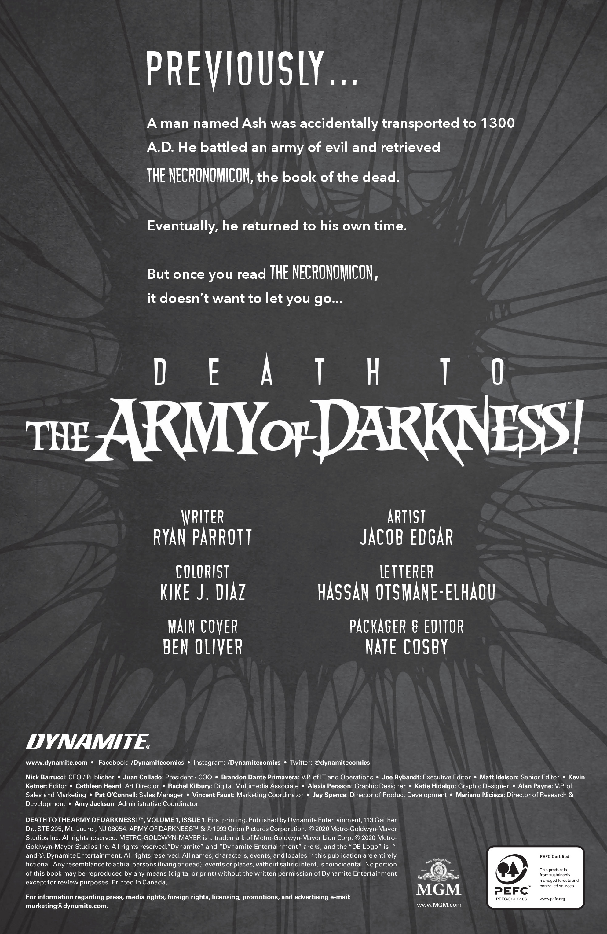 Death To The Army of Darkness (2020-): Chapter 1 - Page 5