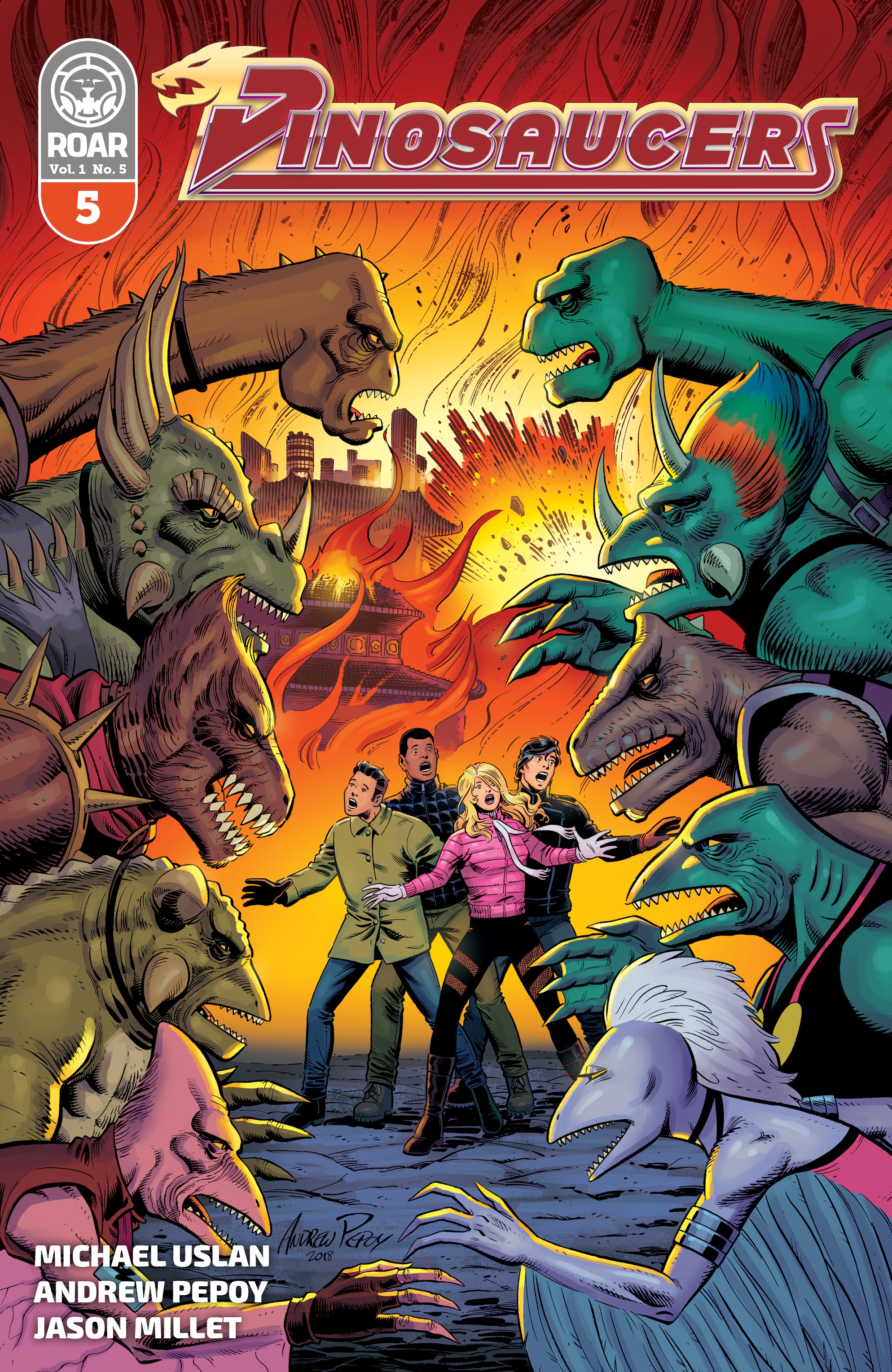 Dinosaucers (2018-): Chapter 5 - Page 1