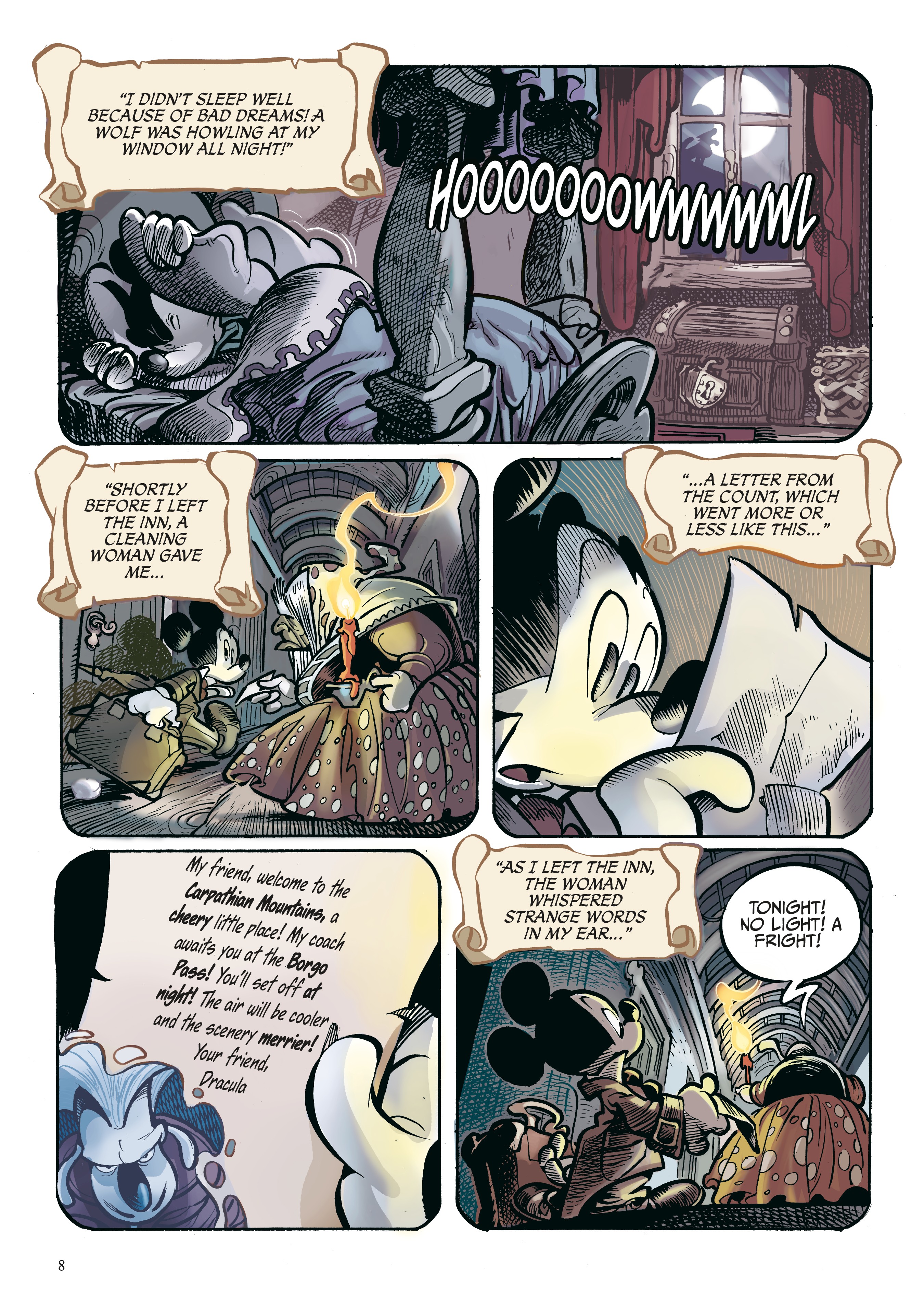 Disney Dracula starring Mickey Mouse (2019): Chapter 1 - Page 8