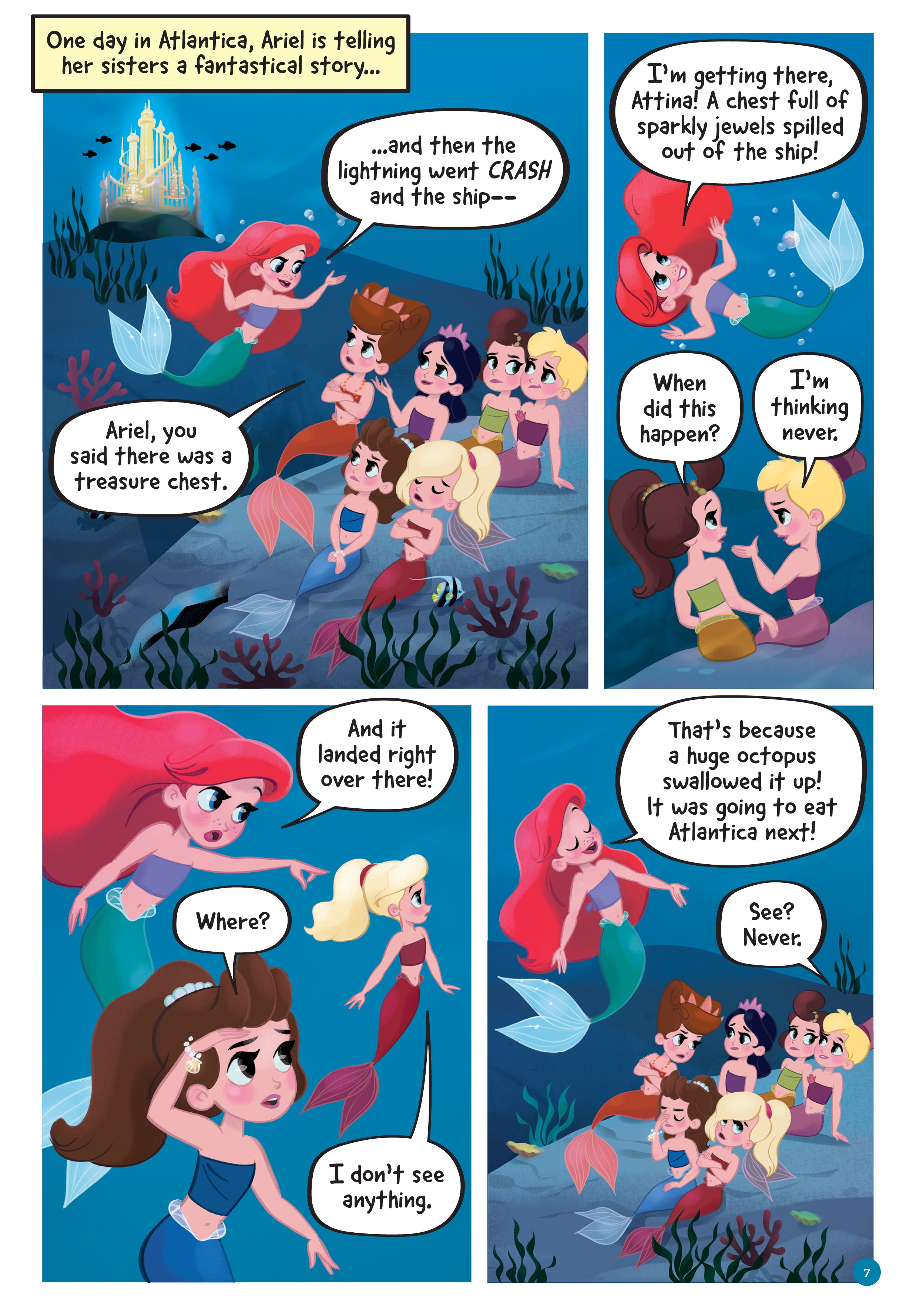 Disney Princess: Ariel and the Sea Wolf (2019): Chapter 1 - Page 6