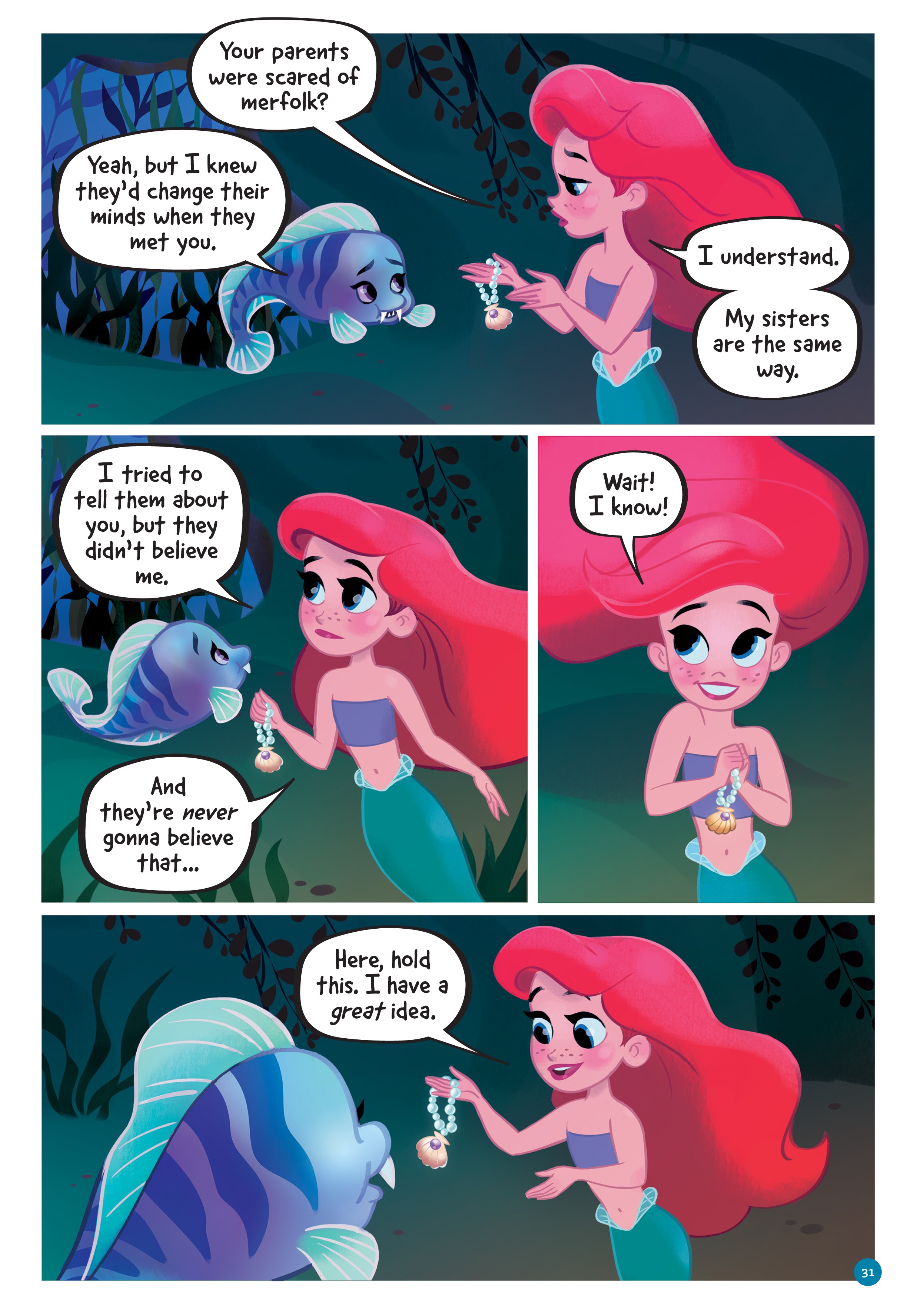 Disney Princess: Ariel and the Sea Wolf (2019): Chapter 1 - Page 28
