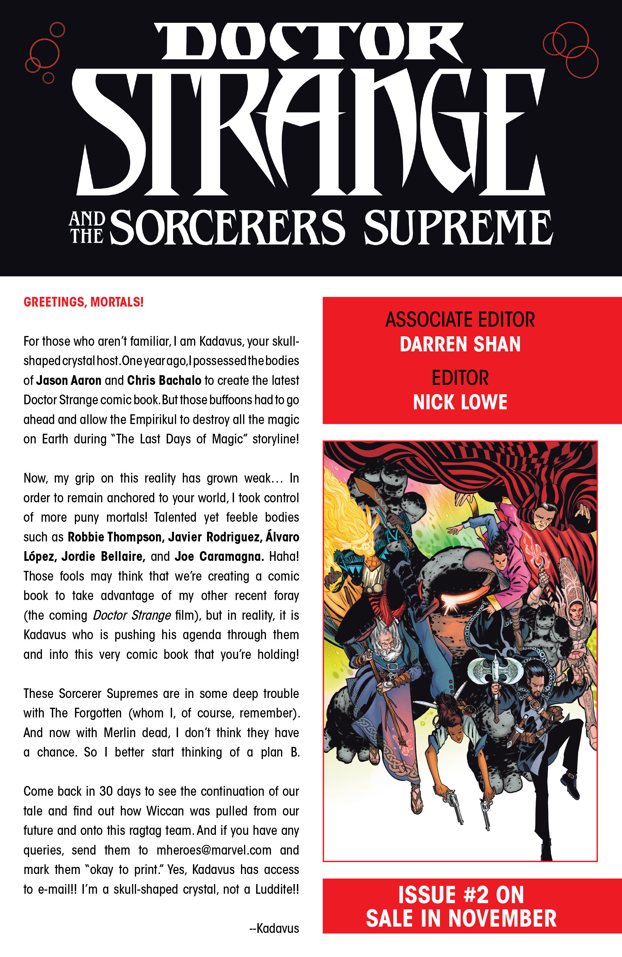 Doctor Strange and the Sorcerers Supreme: Chapter 1 - Page 21