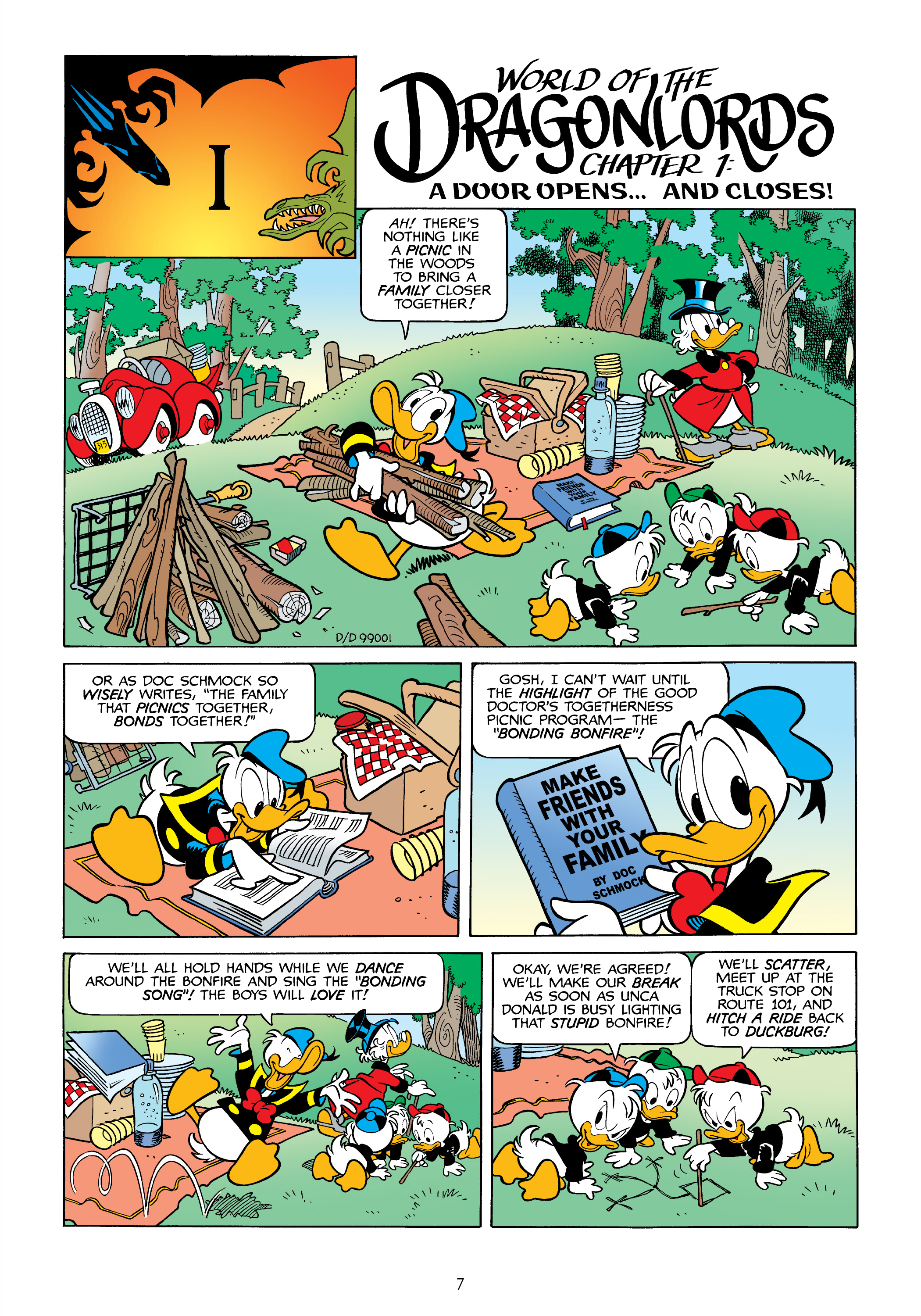 Donald Duck and Uncle Scrooge: World of the Dragonlords (2021): Chapter 1 - Page 8