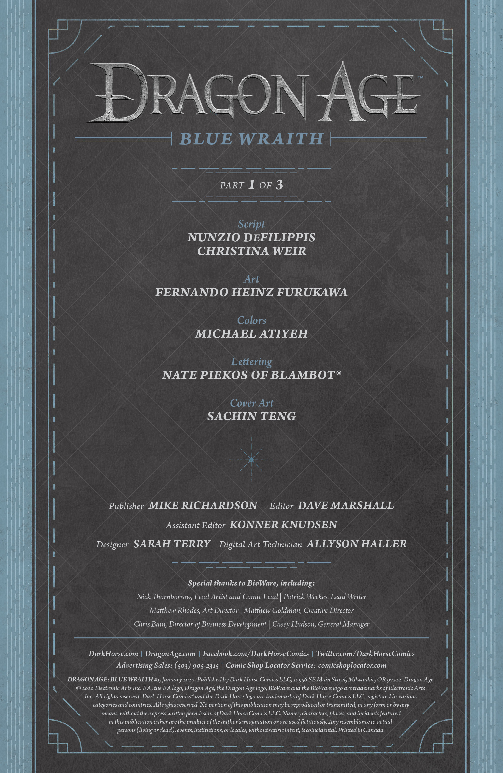 Dragon Age: Blue Wraith (2020-): Chapter 1 - Page 2