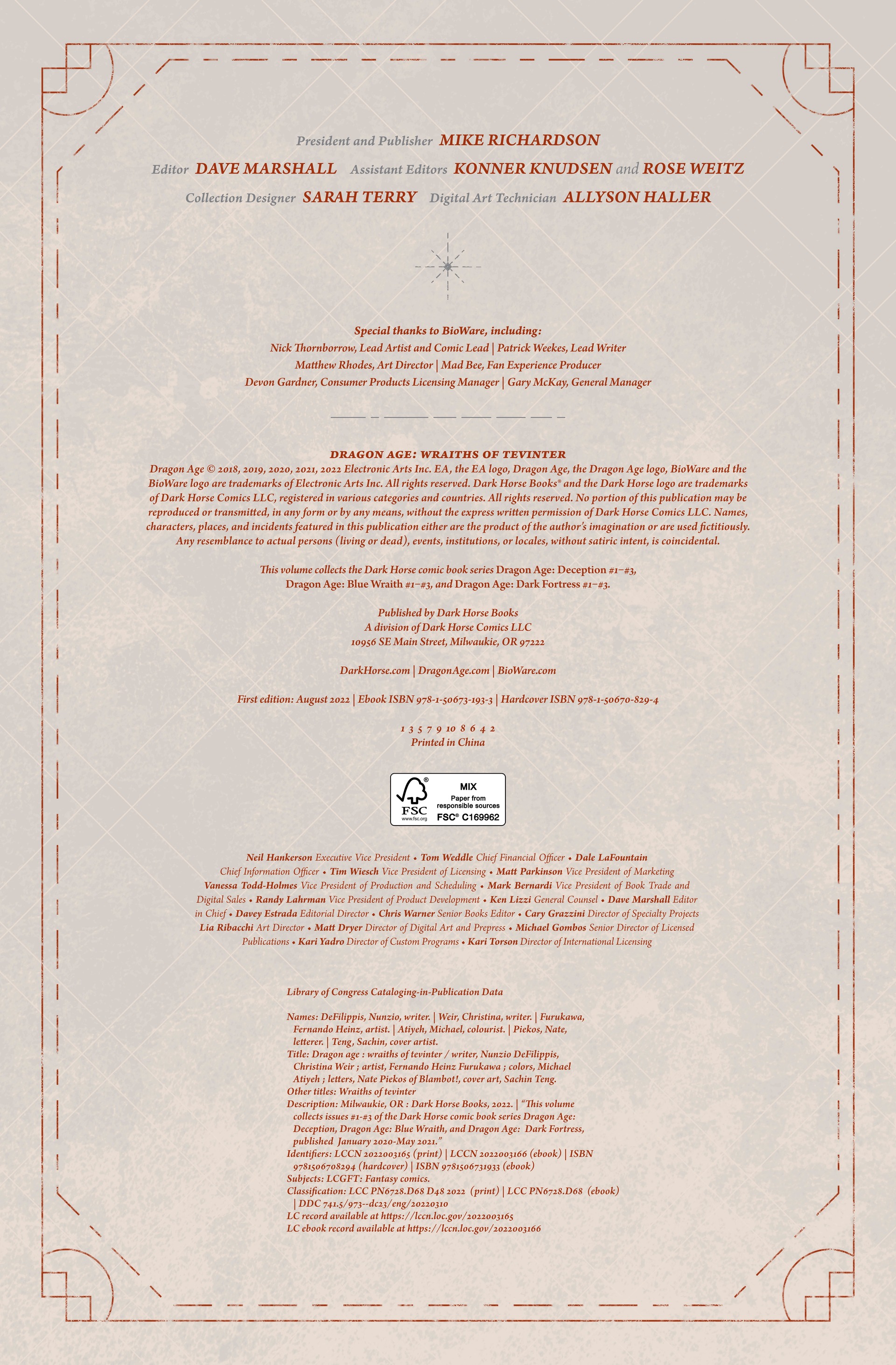Dragon Age: Wraiths of Tevinter (2022): Chapter HC - Page 6