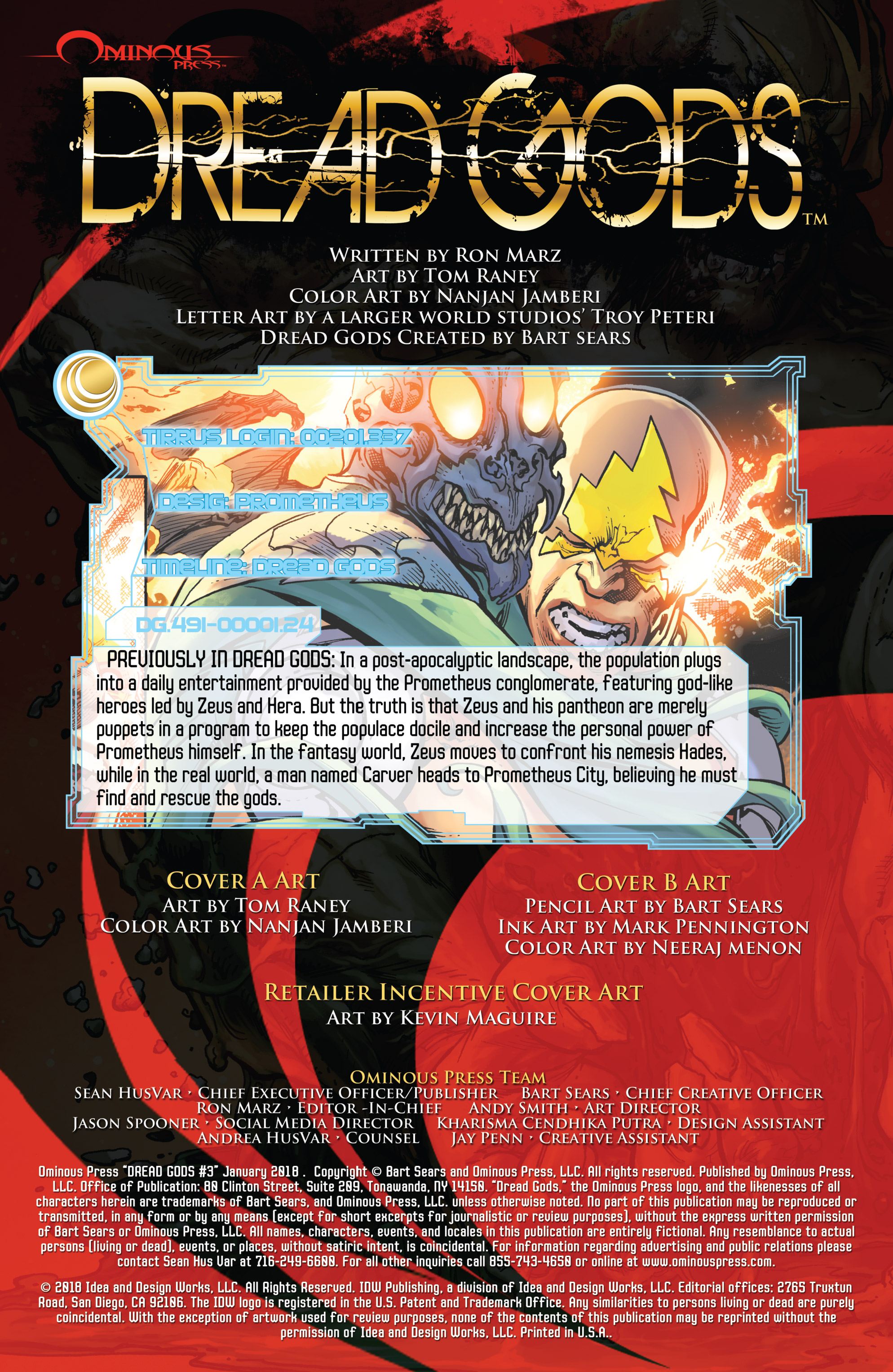 Dread Gods (2017): Chapter 3 - Page 2