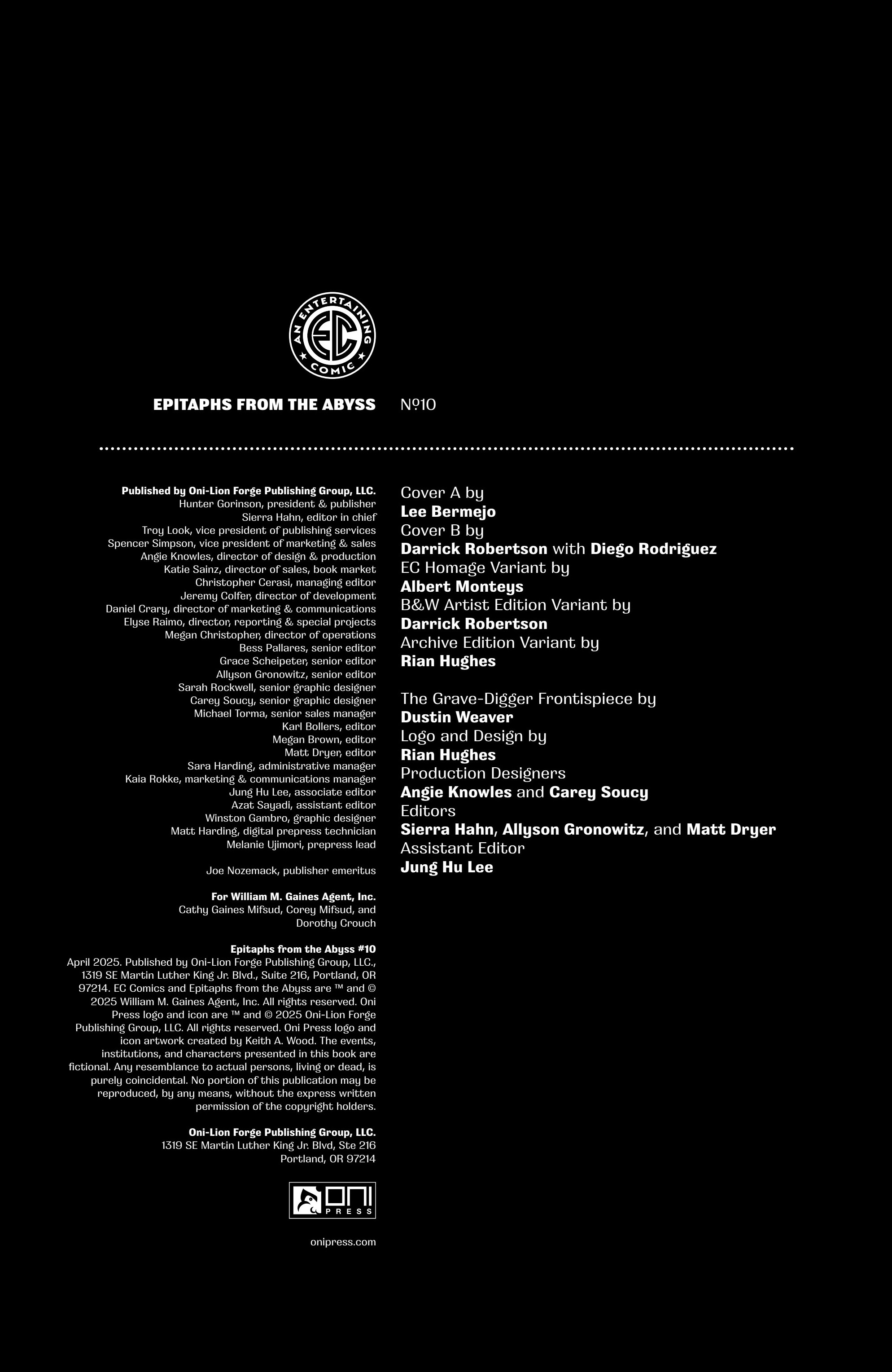 EC Terror: Epitaphs from the Abyss (2024-): Chapter 10 - Page 2