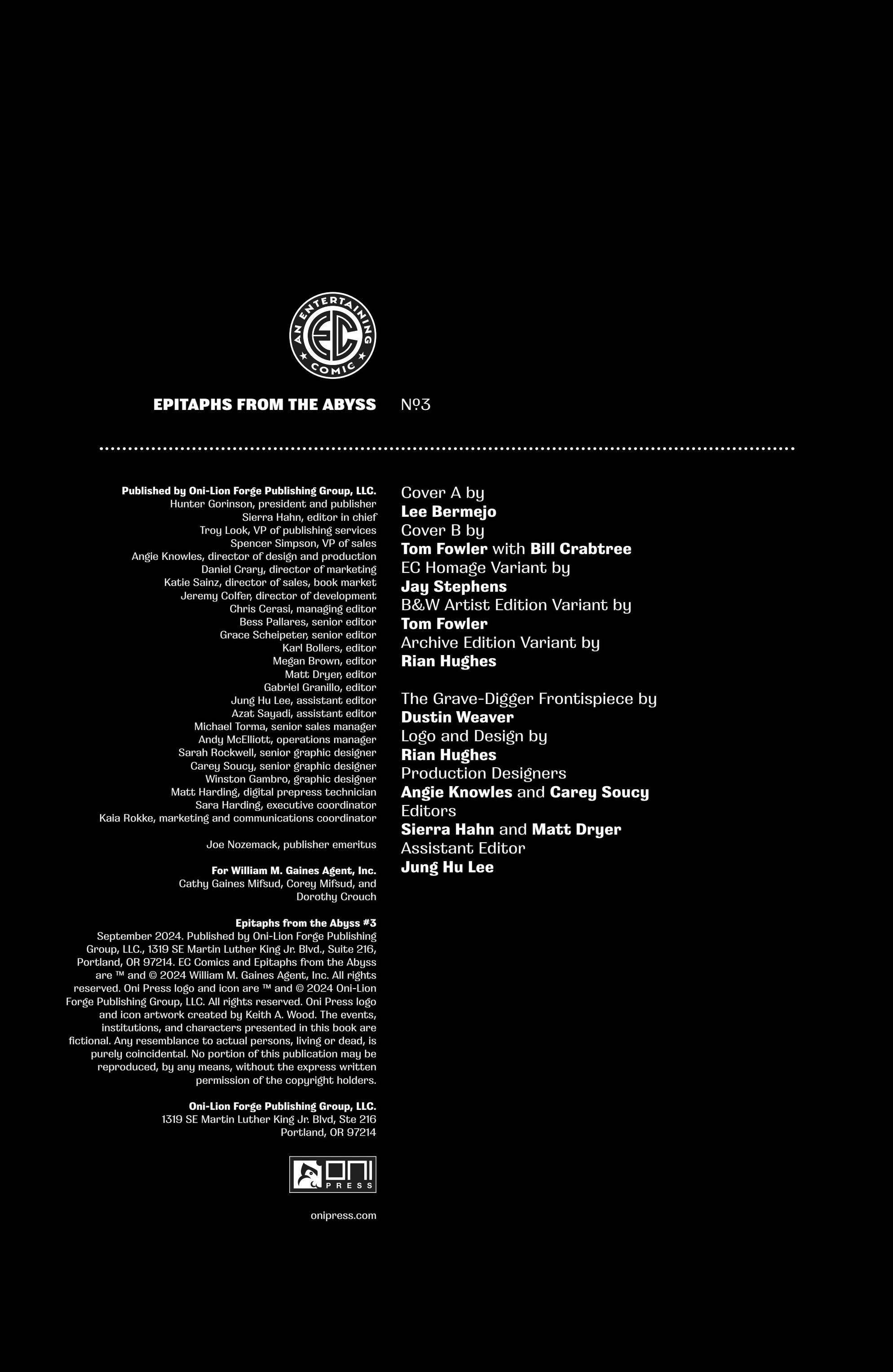 EC Terror: Epitaphs from the Abyss (2024-): Chapter 3 - Page 2