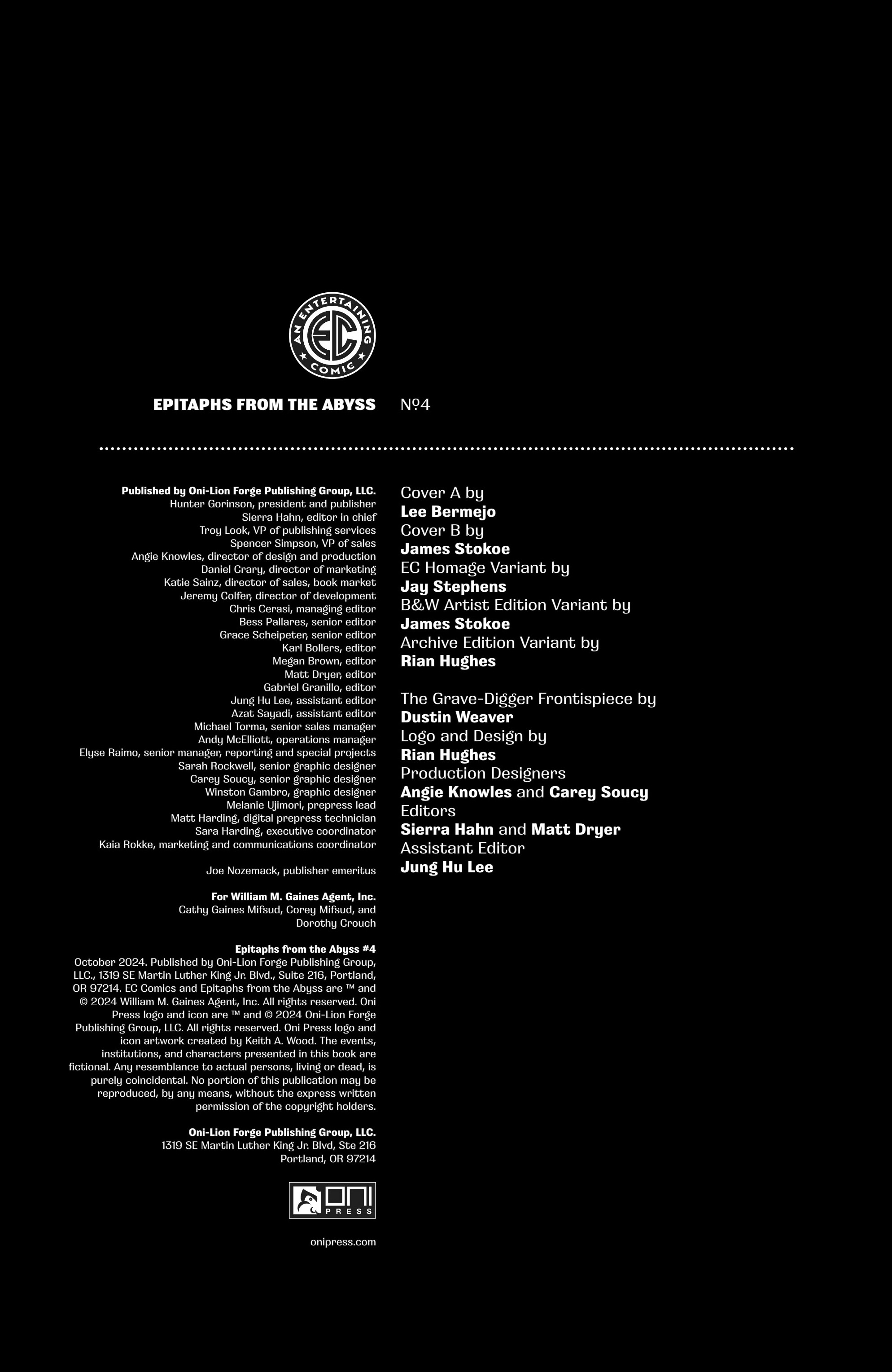 EC Terror: Epitaphs from the Abyss (2024-): Chapter 4 - Page 2