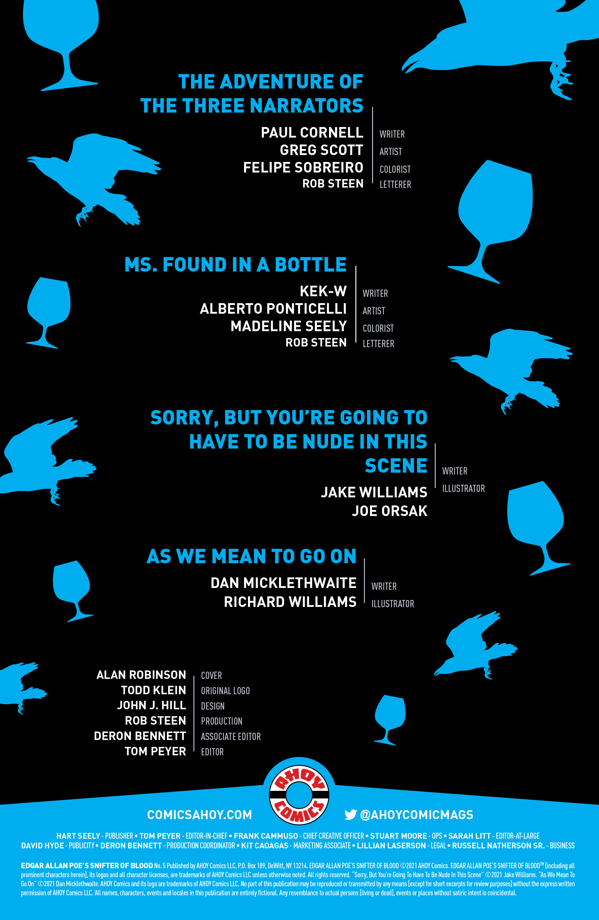 Edgar Allan Poe's Snifter Of Blood (2020-): Chapter 5 - Page 2
