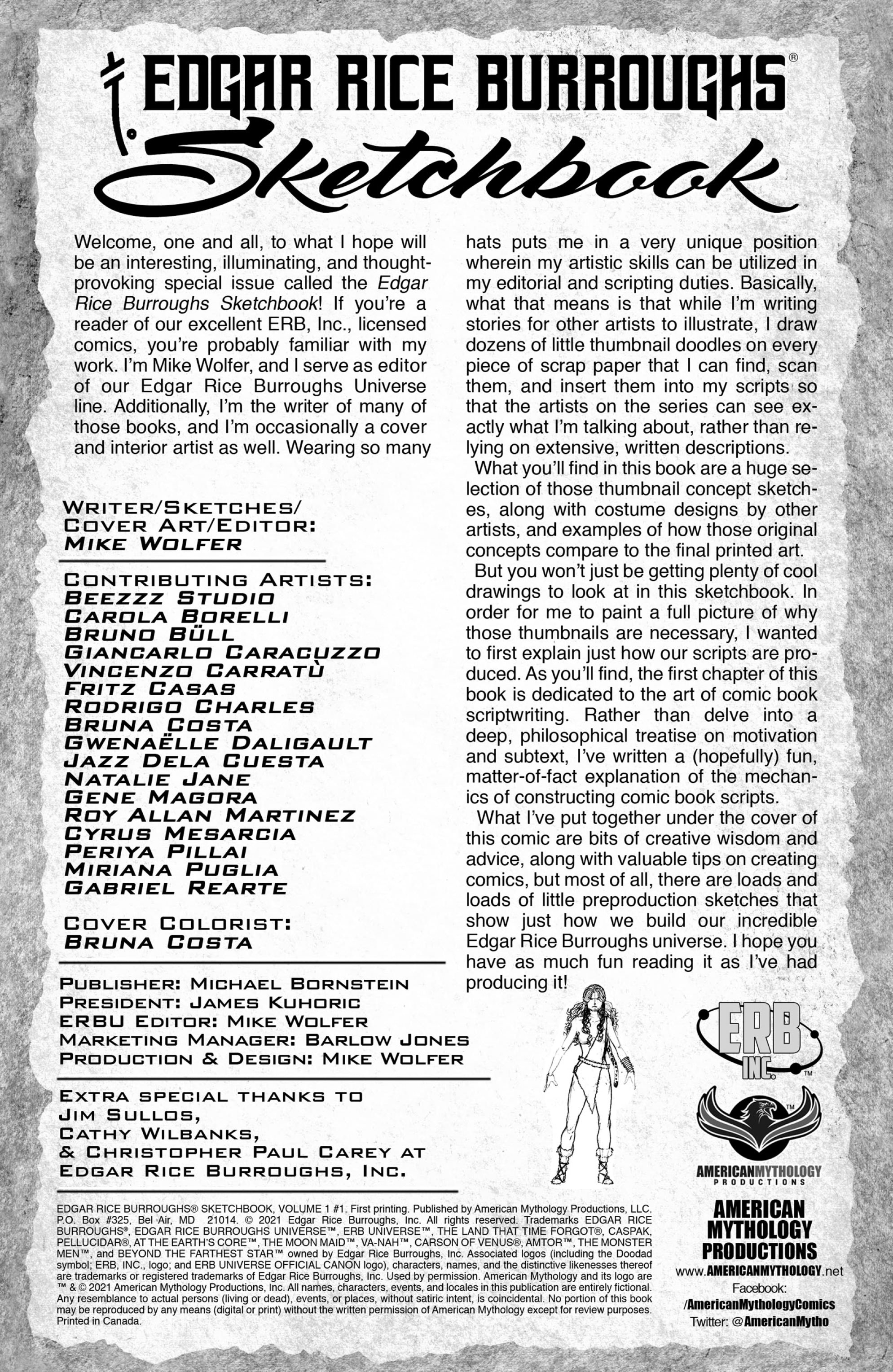 Edgar Rice Burroughs Sketchbook (2021-): Chapter 1 - Page 2