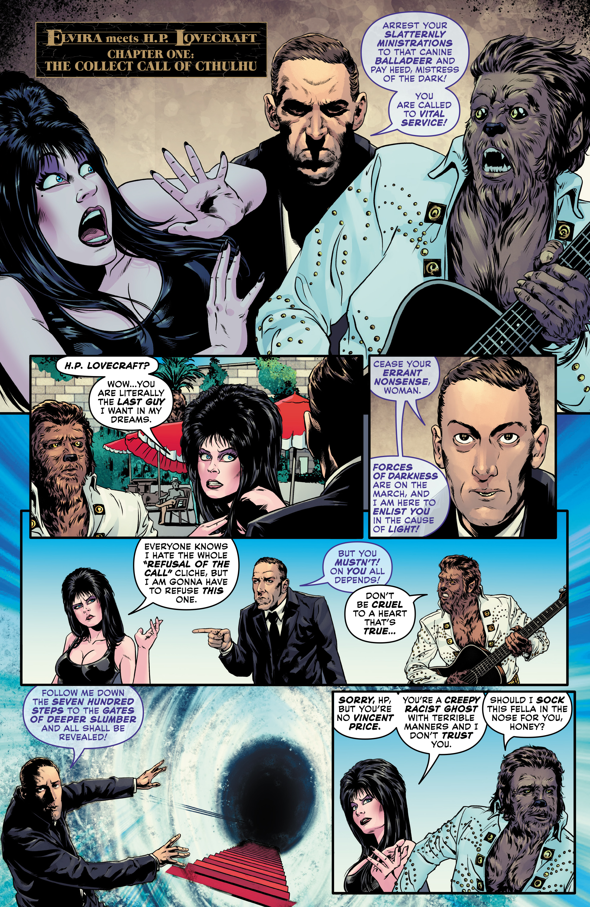 Elvira Meets H.P. Lovecraft (2024-): Chapter 1 - Page 7