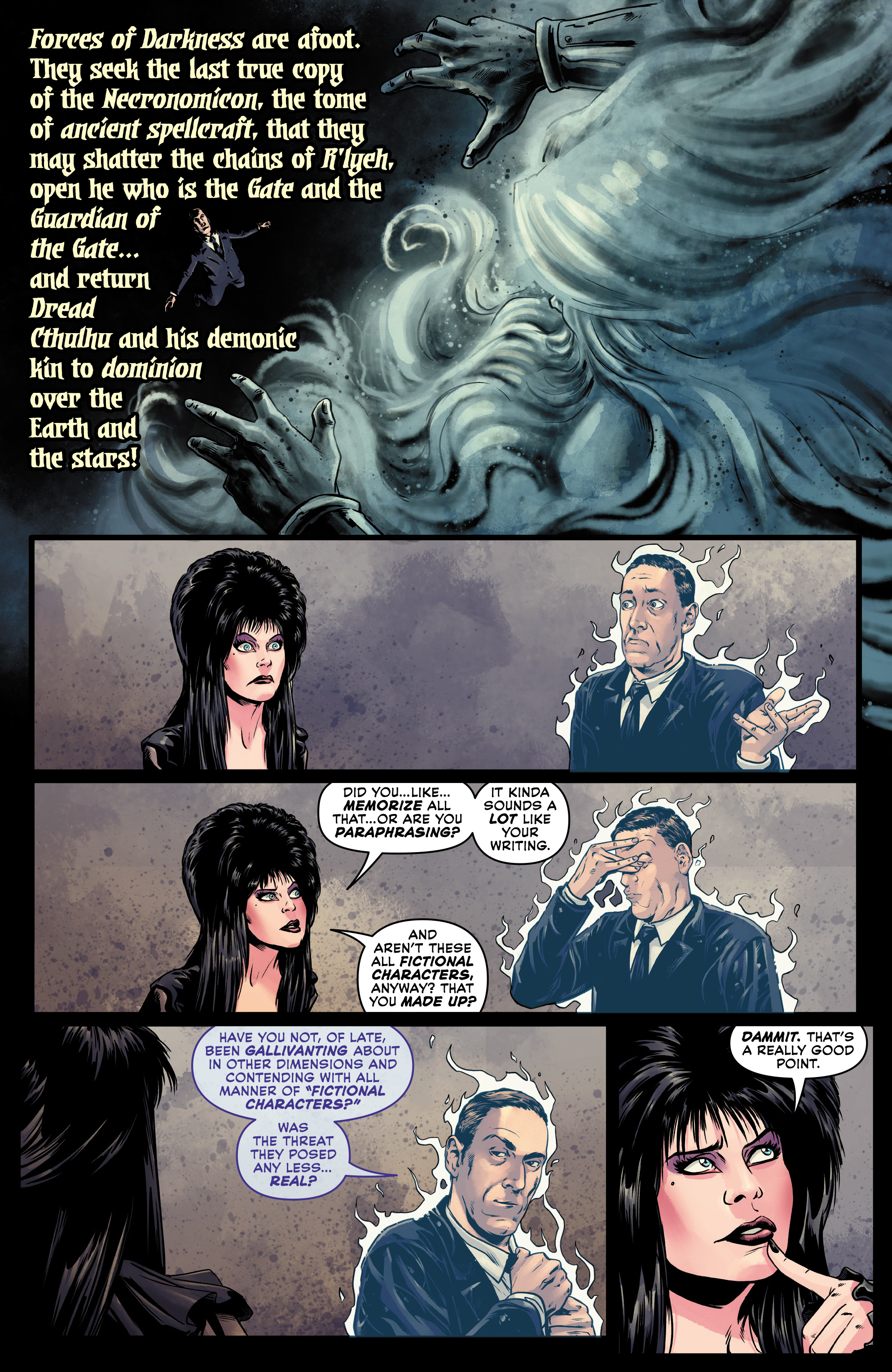 Elvira Meets H.P. Lovecraft (2024-): Chapter 1 - Page 14