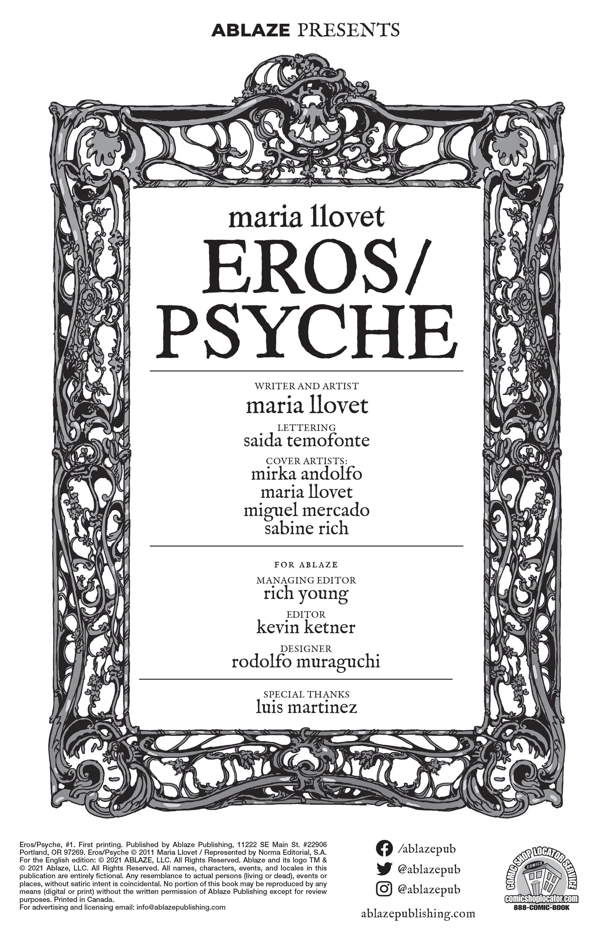Eros/Psyche (2021-): Chapter 1 - Page 2