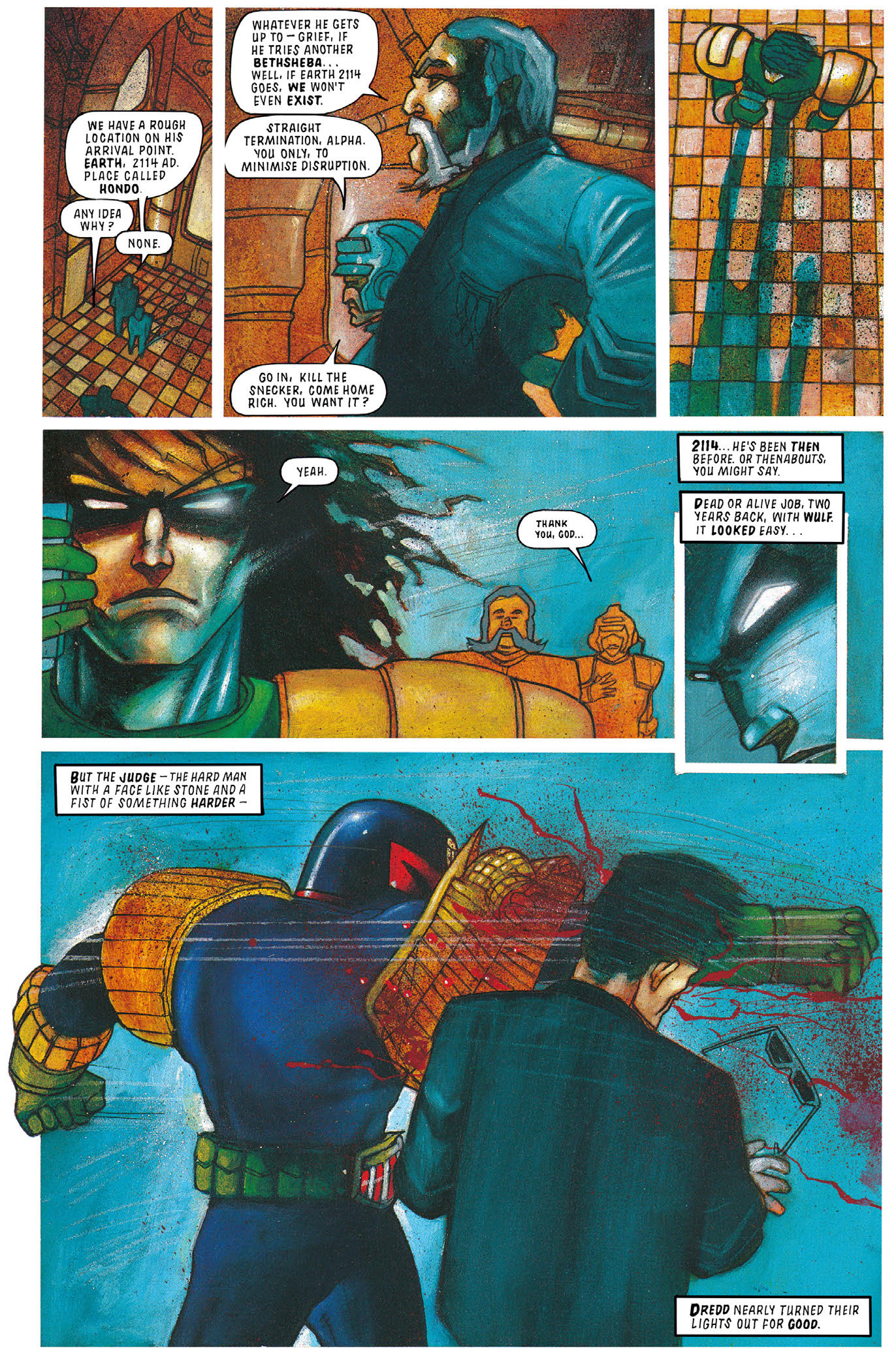 Essential Judge Dredd: Judgement Day (2023): Chapter TP - Page 22