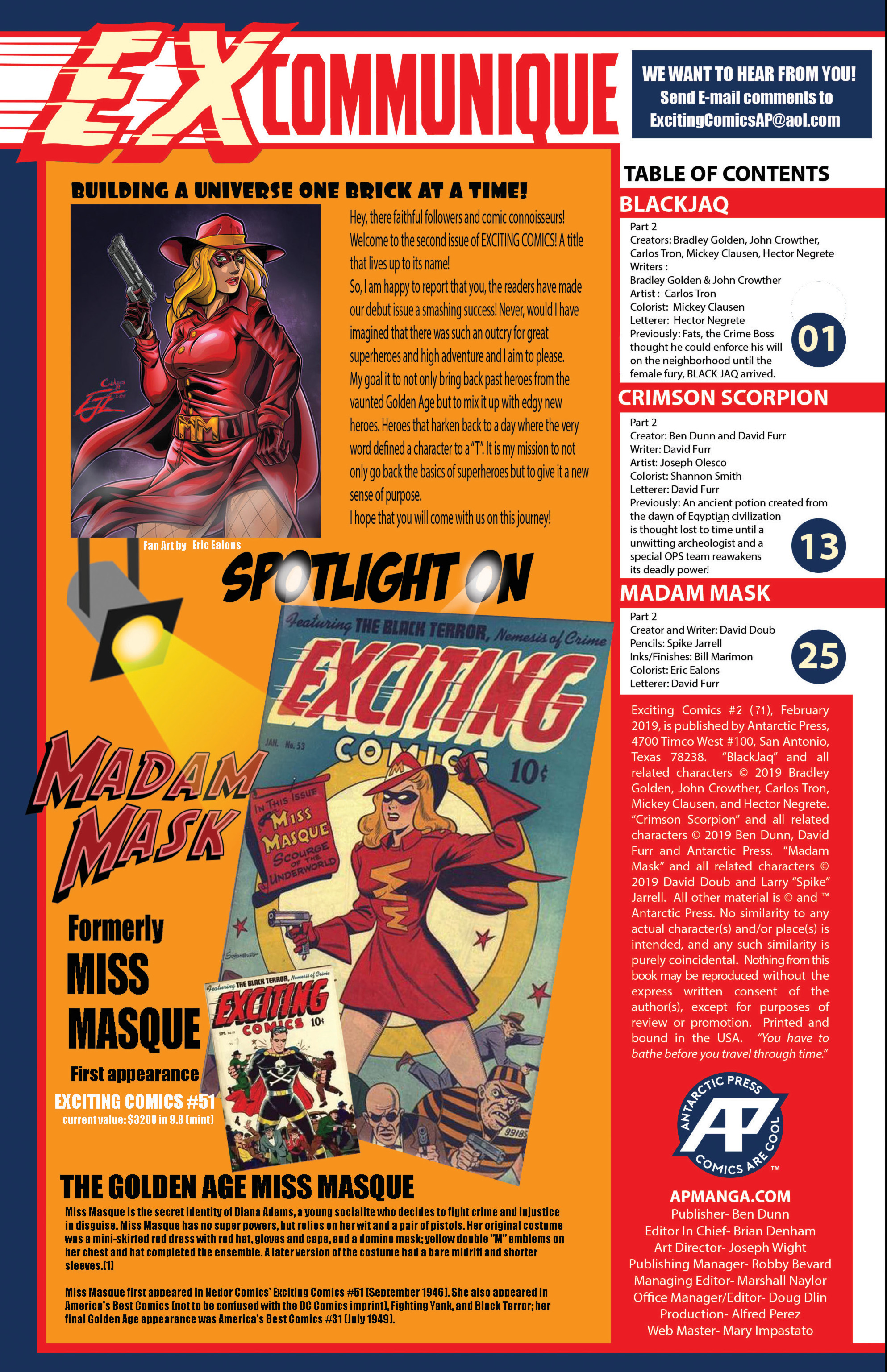 Exciting Comics (2019-): Chapter 2 - Page 2