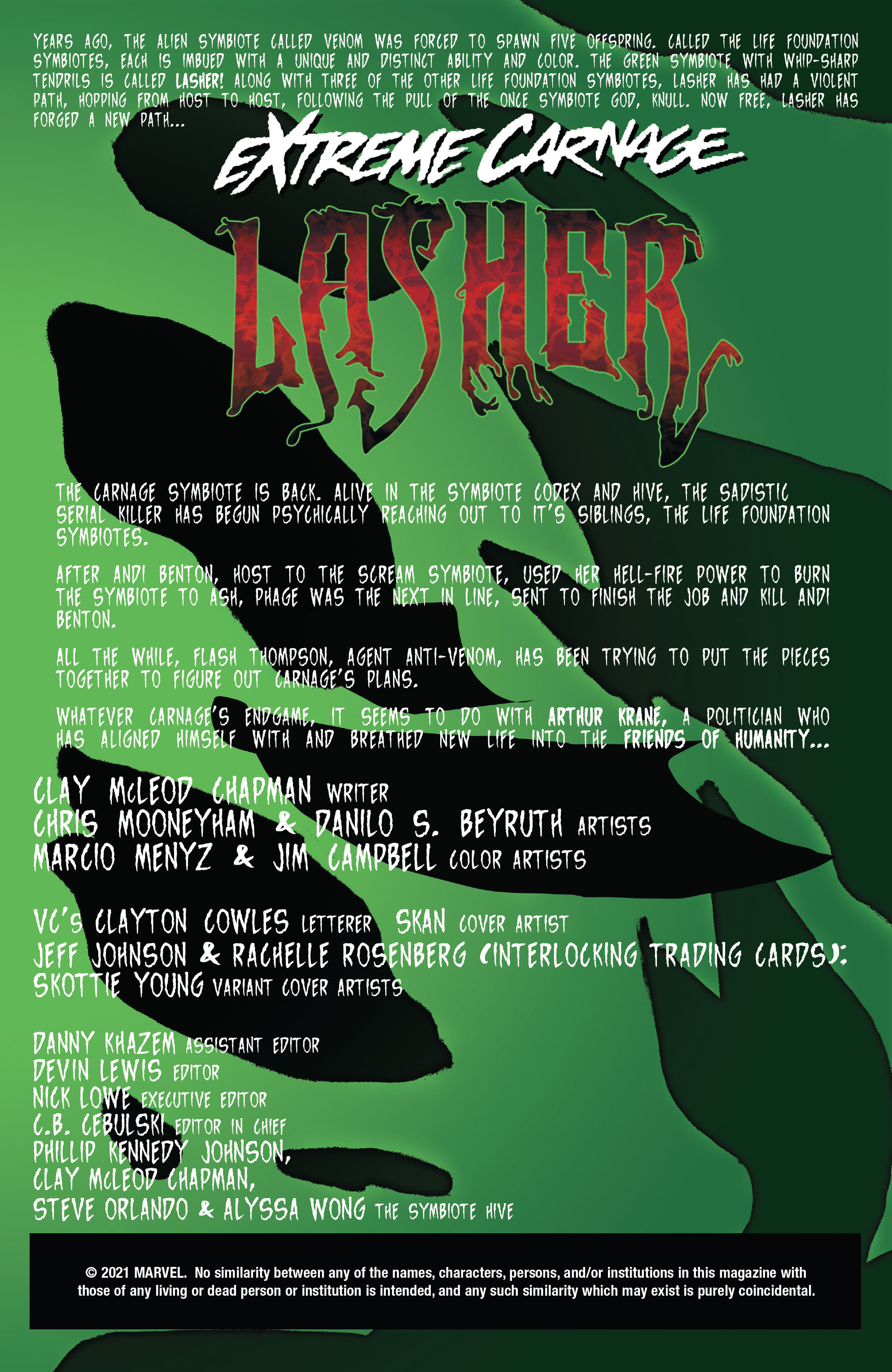 Extreme Carnage: Lasher (2021): Chapter 1 - Page 2