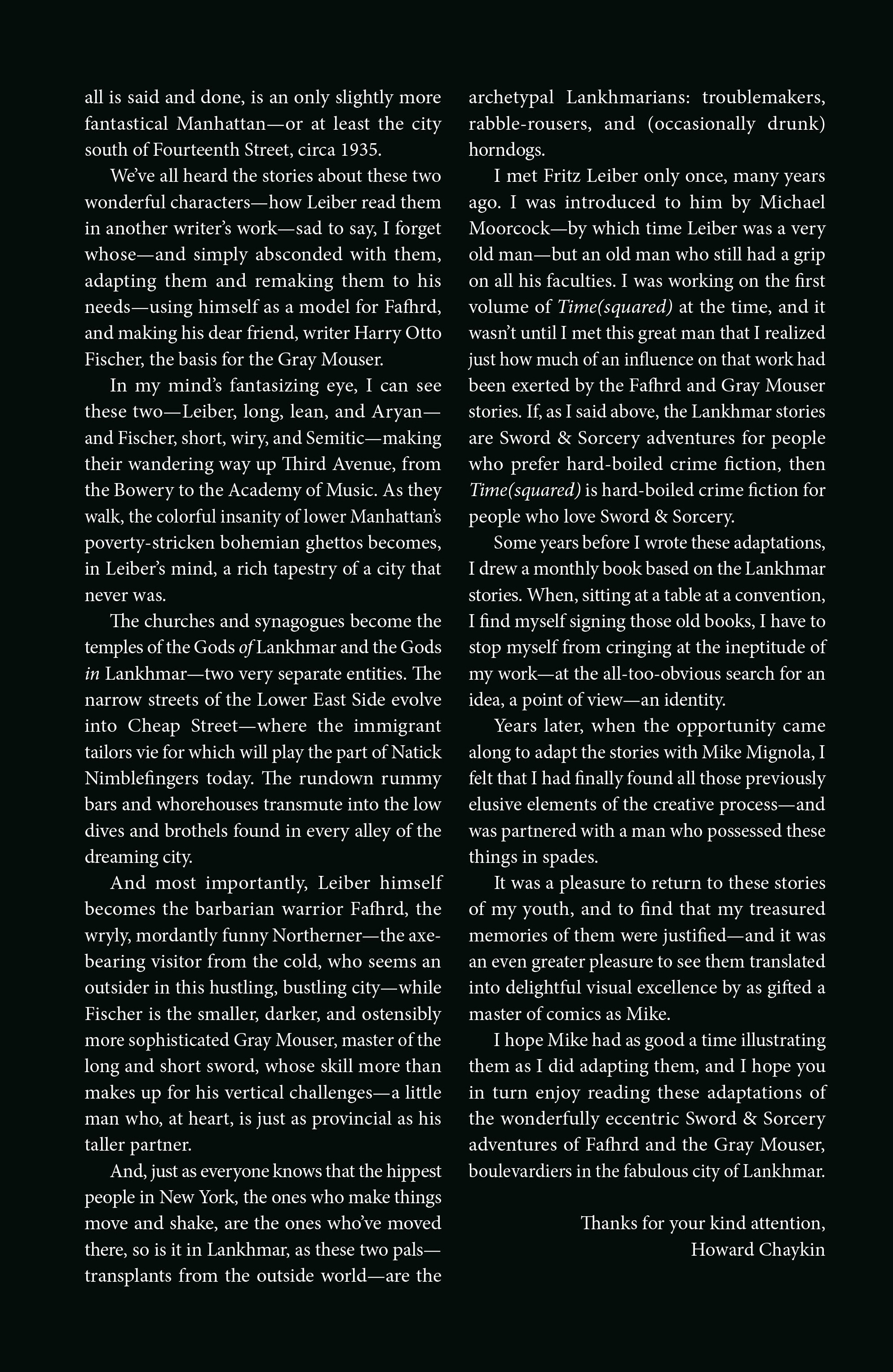 Fafhrd and the Gray Mouser (2024): Chapter Omnibus - Page 8
