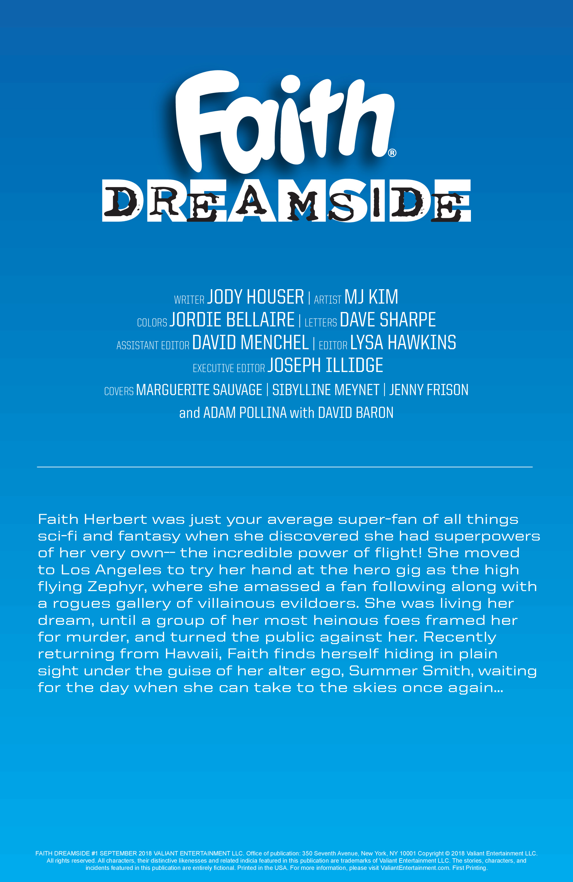 Faith: Dreamside (2018-): Chapter 1 - Page 2