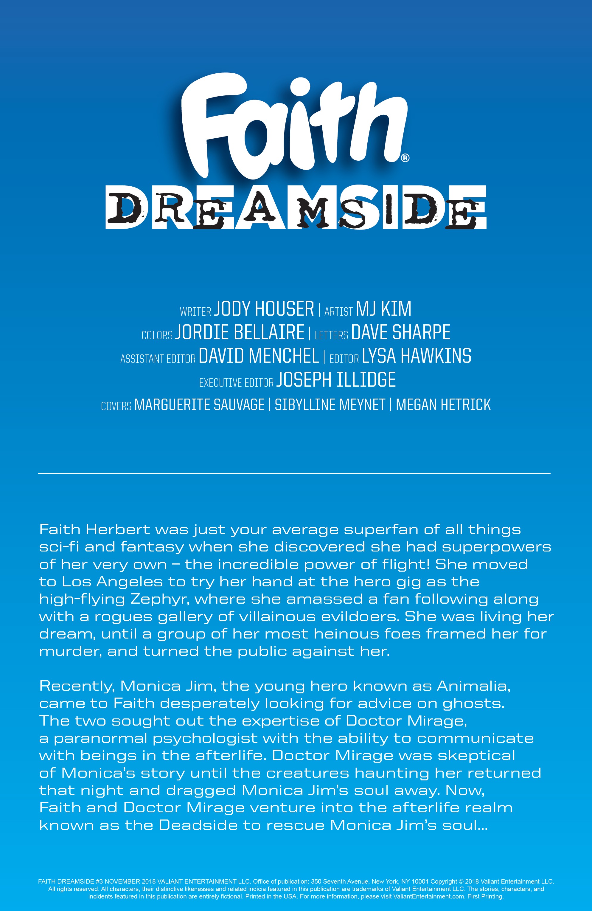 Faith: Dreamside (2018-): Chapter 3 - Page 2