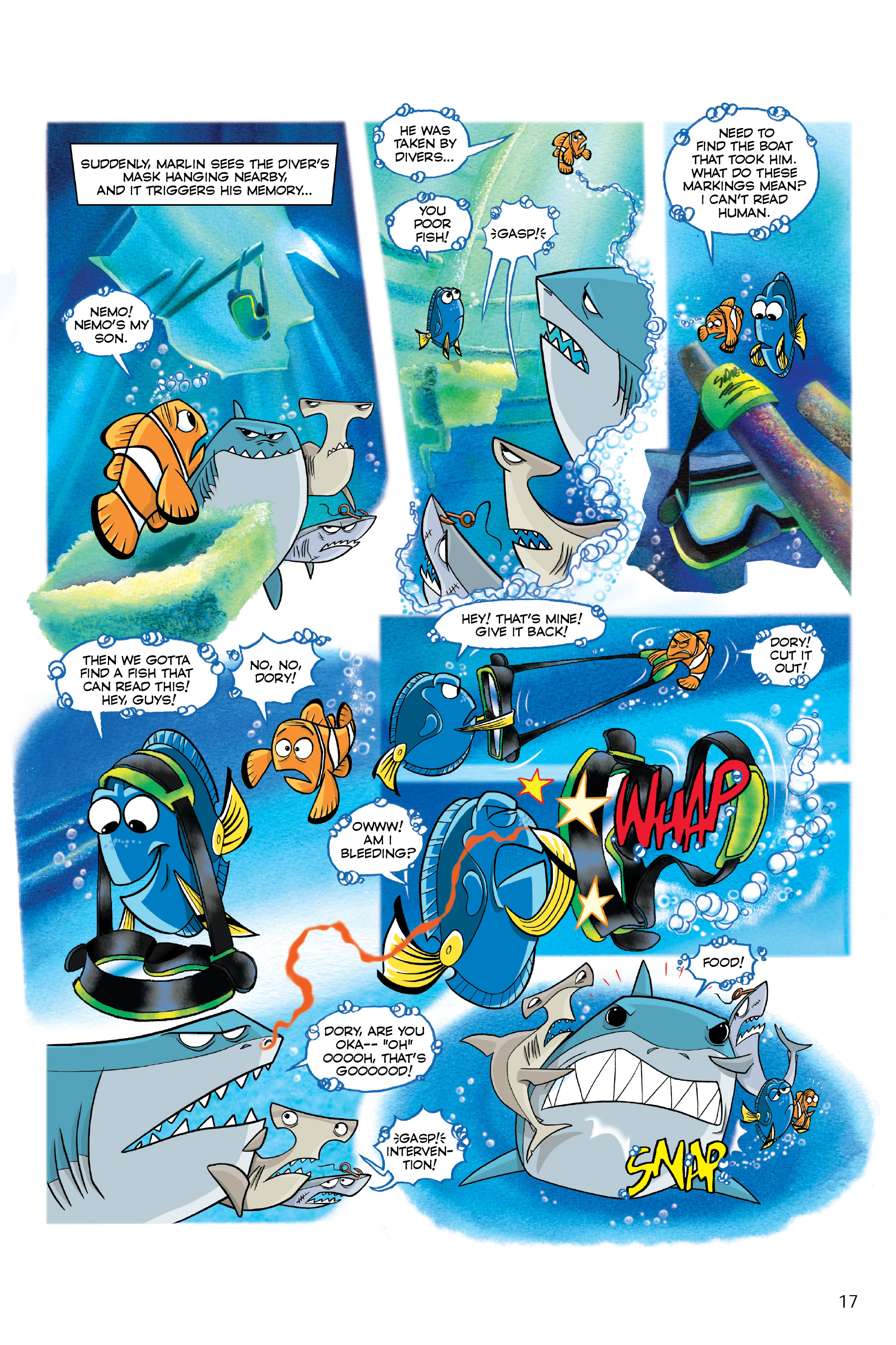 Finding Nemo and Finding Dory: The Story of the Movies in Comics (2020): Chapter 1 - Page 17