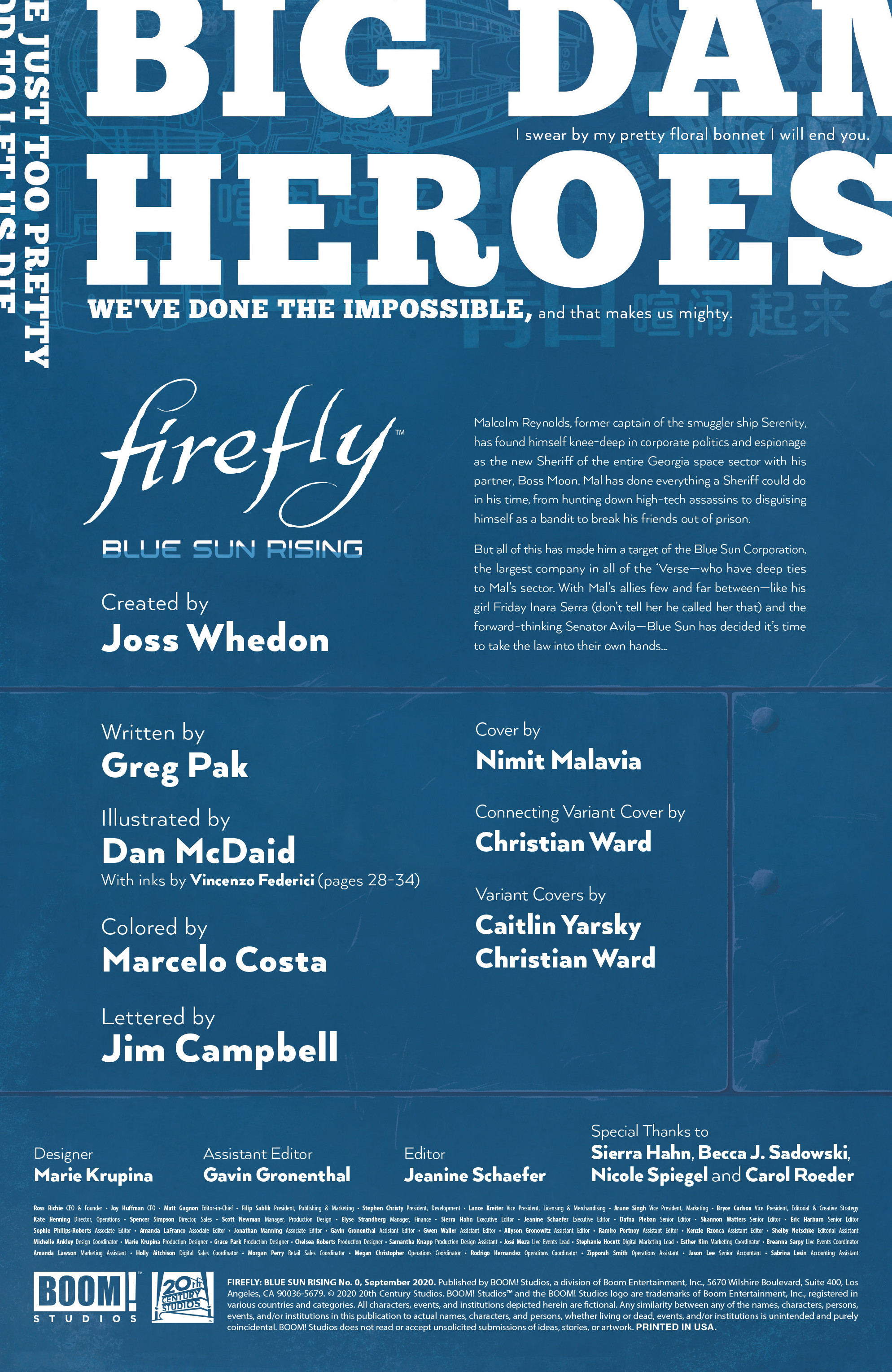 Firefly: Blue Sun Rising (2020-): Chapter 0 - Page 2