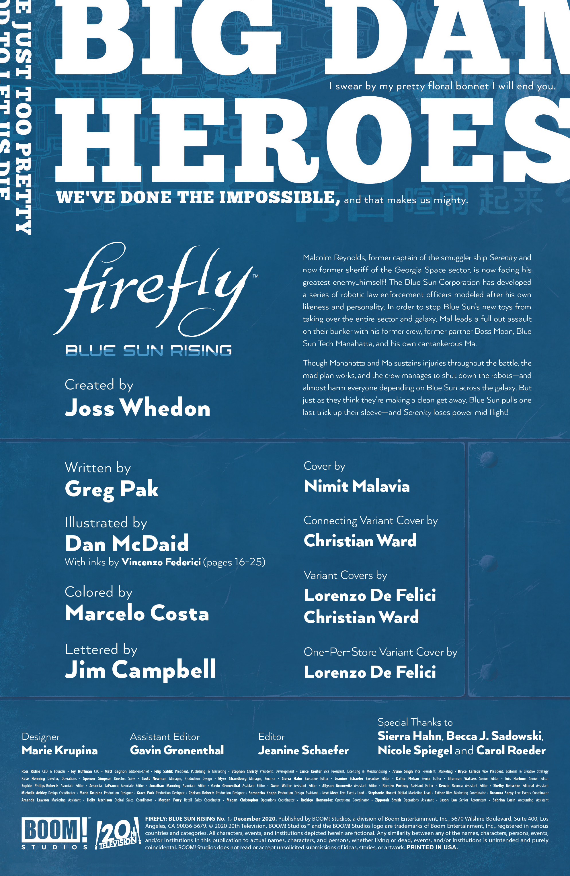 Firefly: Blue Sun Rising (2020-): Chapter 1 - Page 2