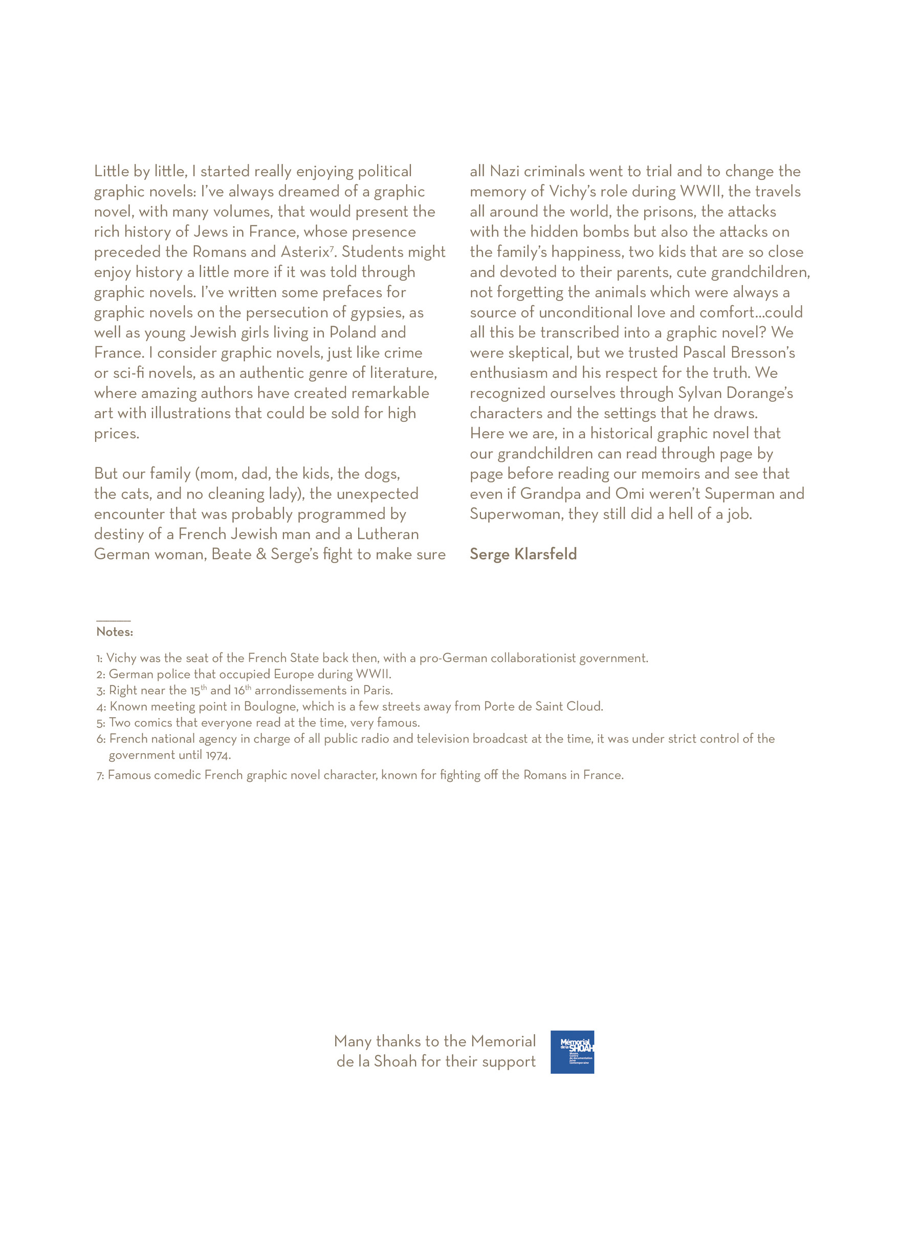 For Justice: The Serge & Beate Klarsfeld Story (2021): Chapter 1 - Page 5