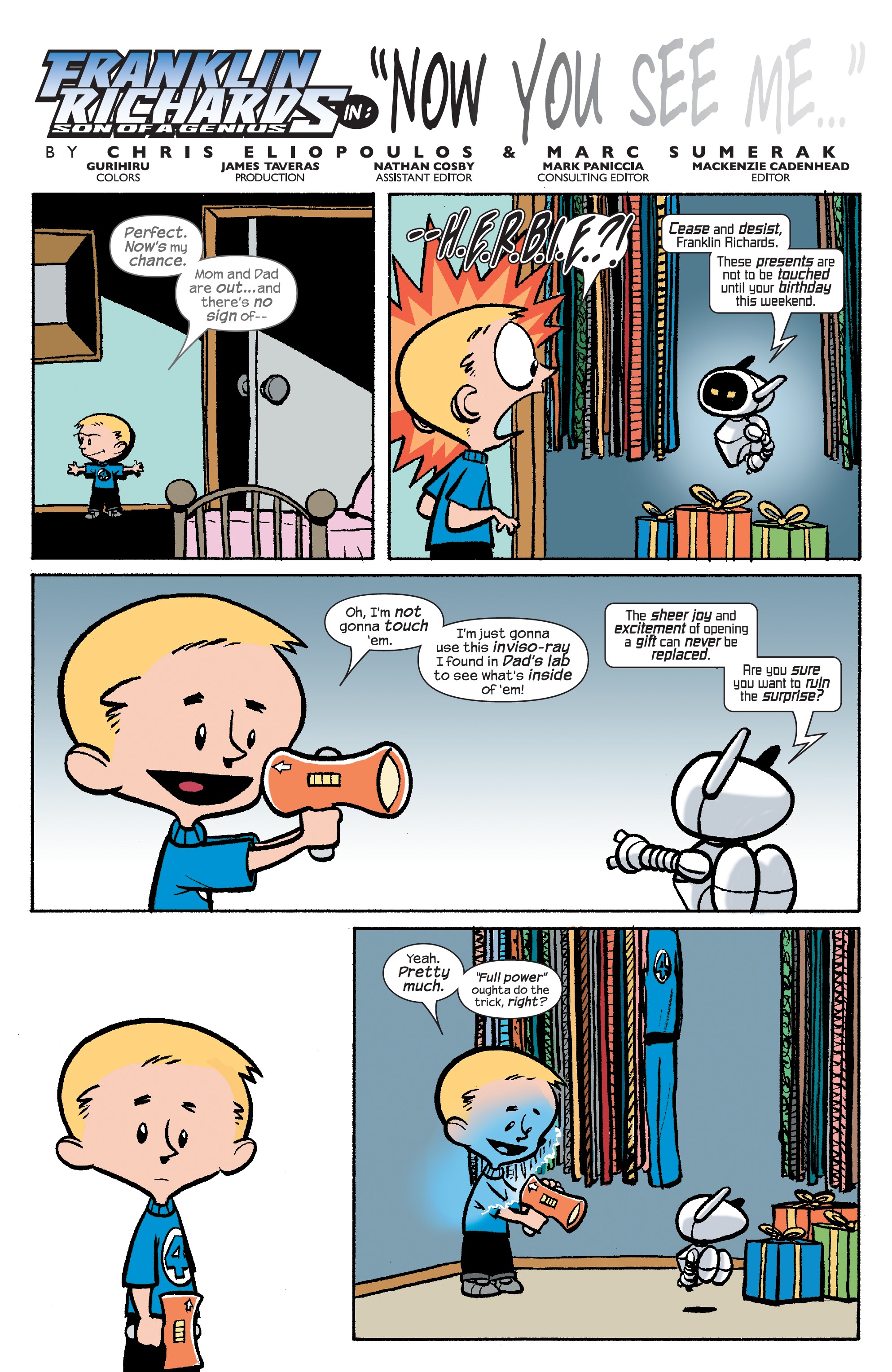 Franklin Richards: A Fantastic Year (2018): Chapter 1 - Page 4