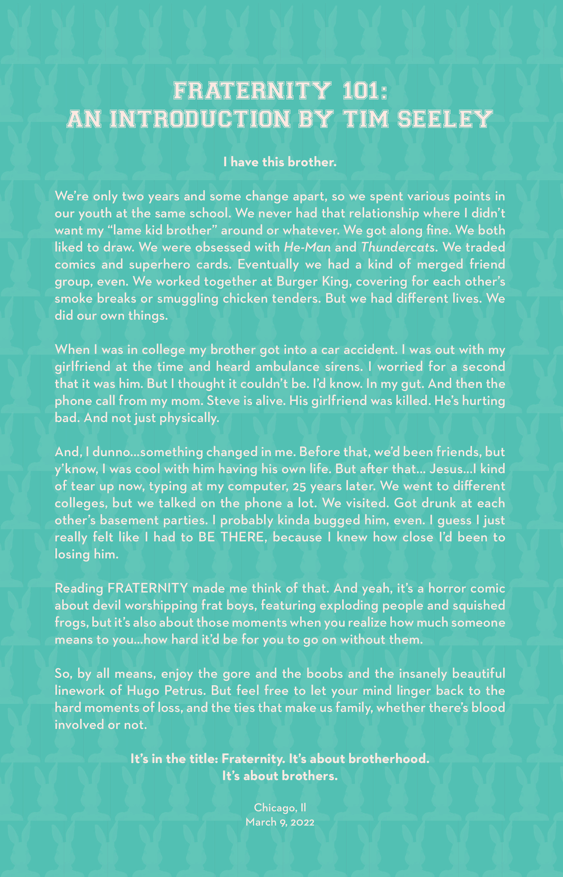 Fraternity (2022): Chapter 1 - Page 4