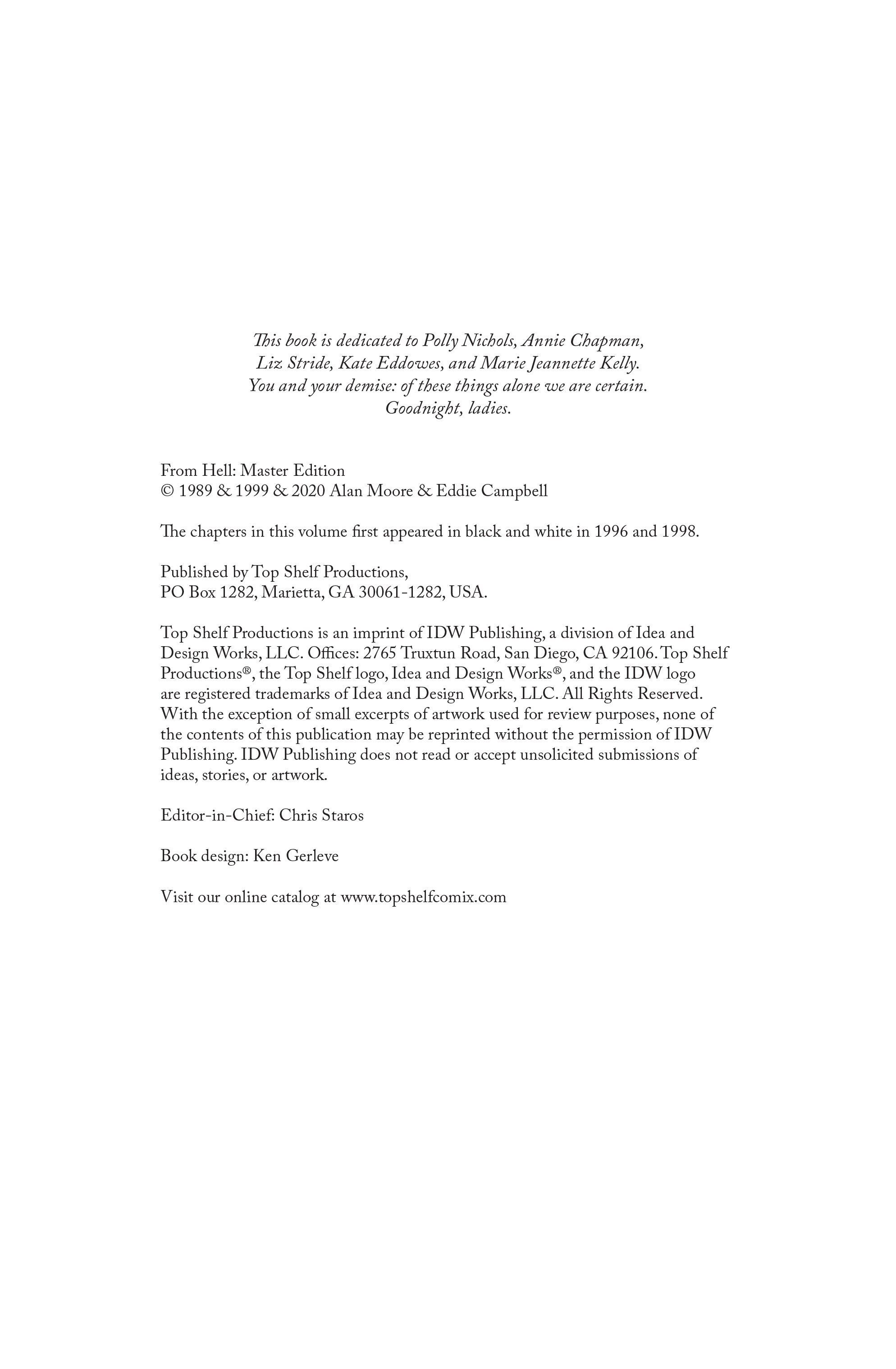 From Hell: Master Edition (2018-): Chapter 10 - Page 2