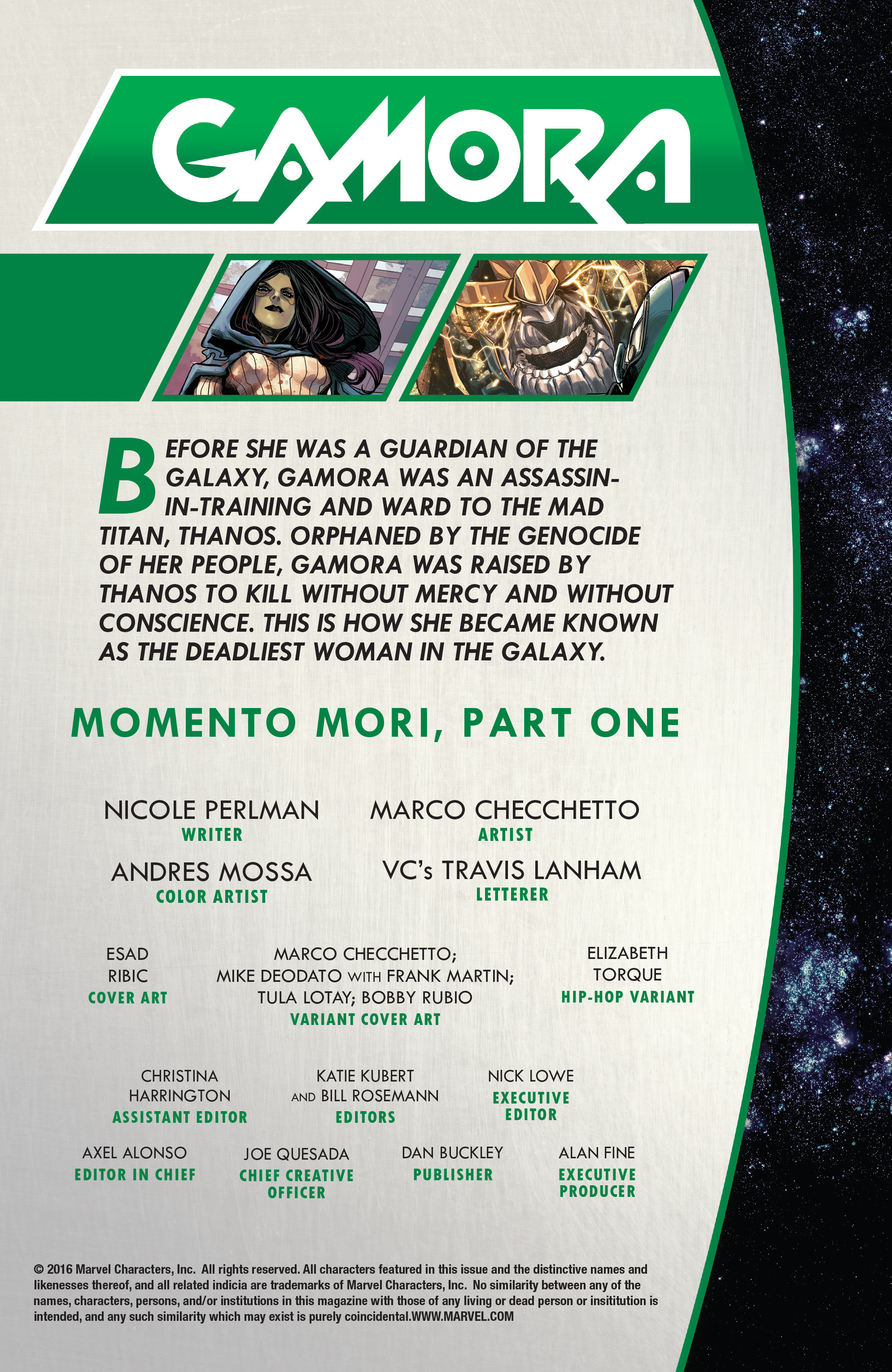 Gamora (2016-): Chapter 1 - Page 2