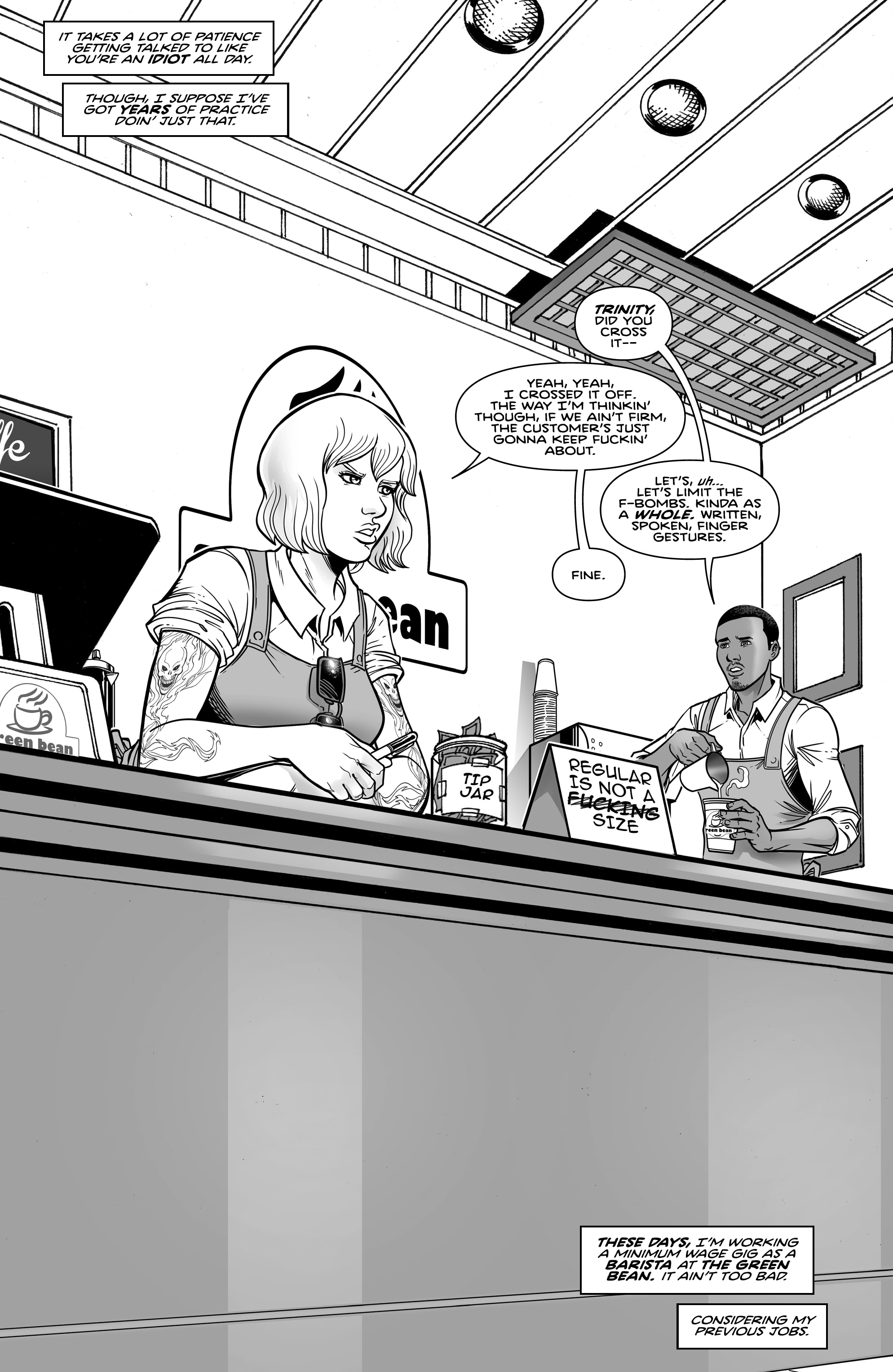 Gangster Ass Barista (2023-): Chapter 1 - Page 5