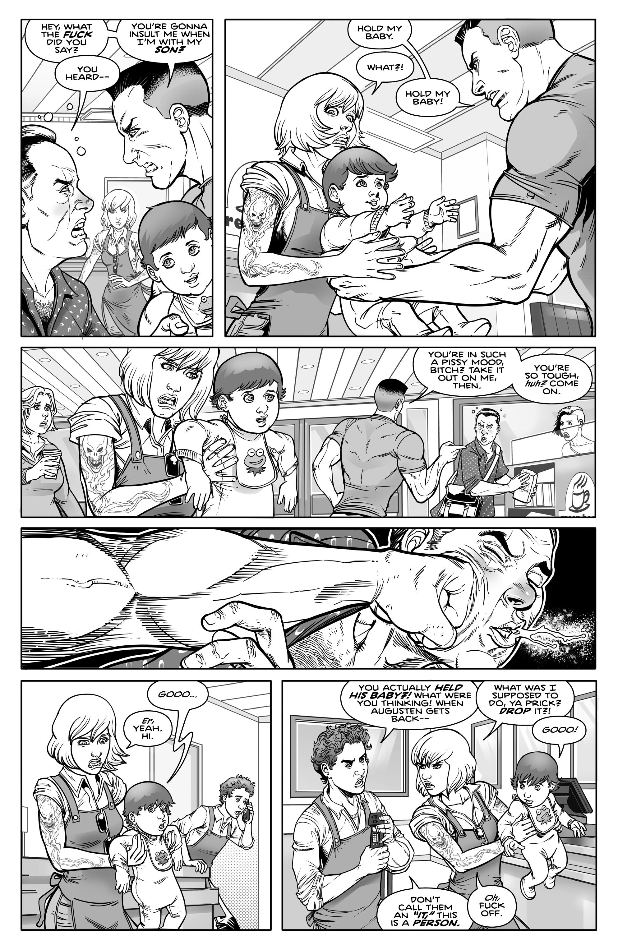 Gangster Ass Barista (2023-): Chapter 1 - Page 9