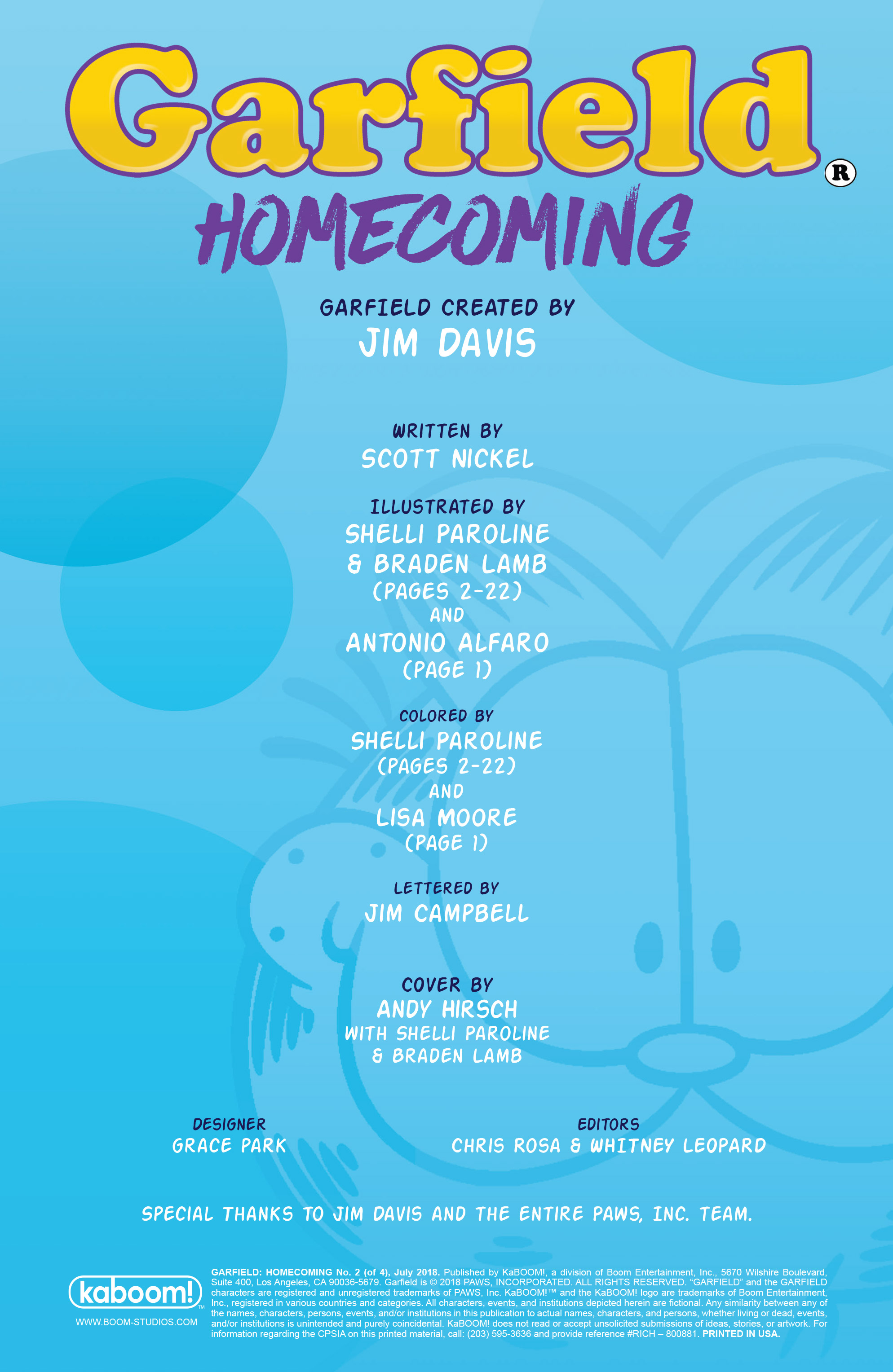 Garfield: Homecoming (2018-): Chapter 2 - Page 2