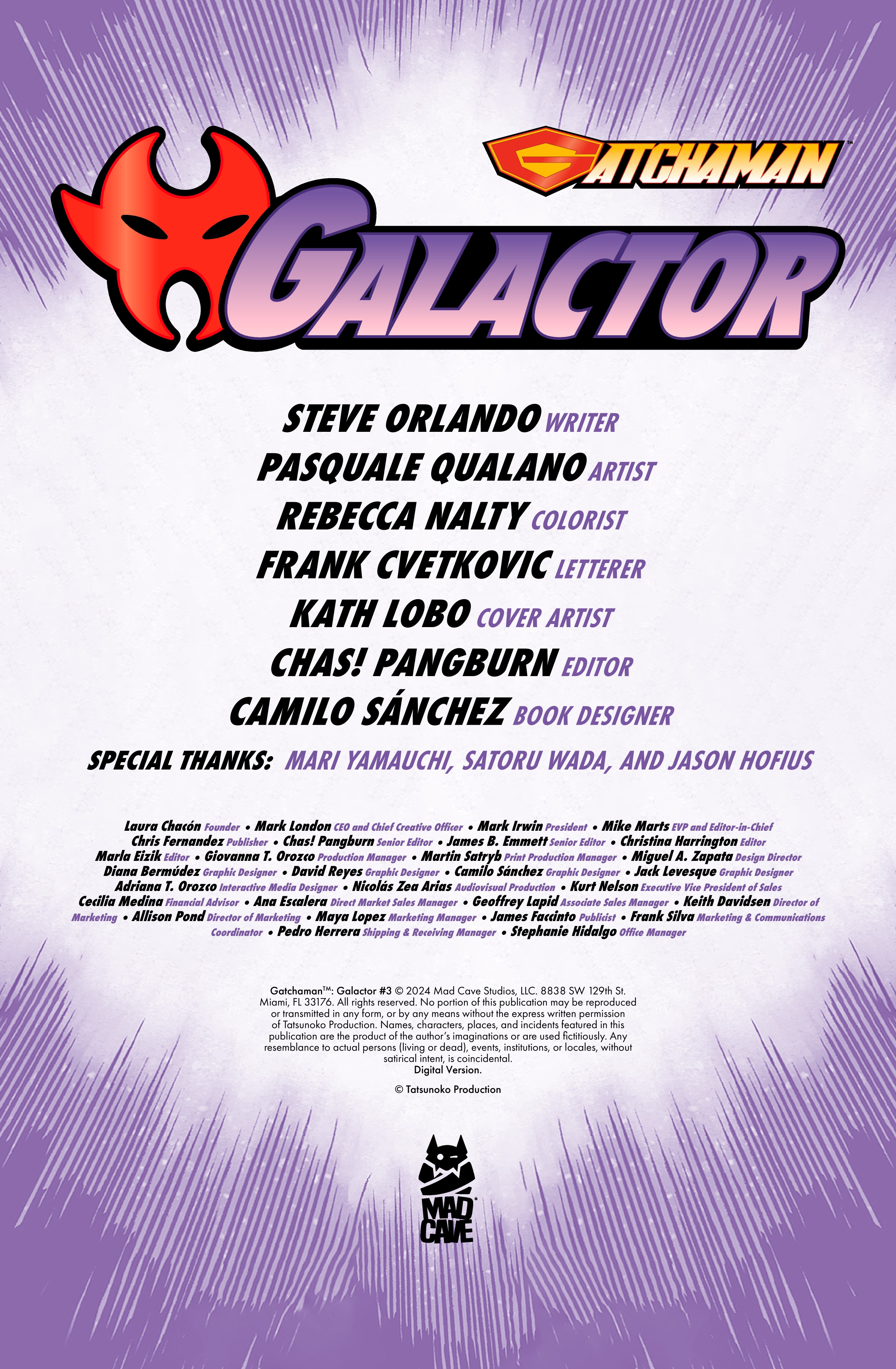 Gatchaman: Galactor (2024-): Chapter 3 - Page 2