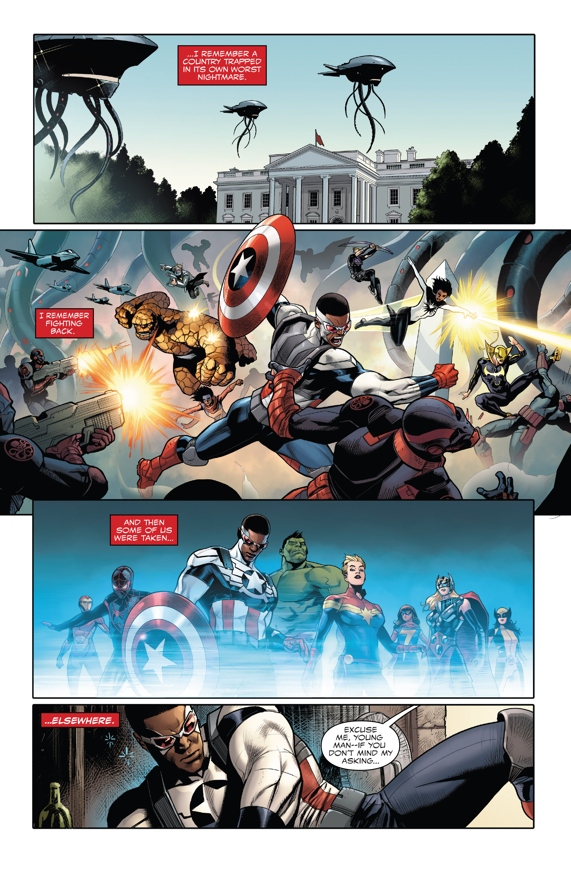 Generations: Sam Wilson Captain America & Steve Rogers Captain America (2017): Chapter 1 - Page 4
