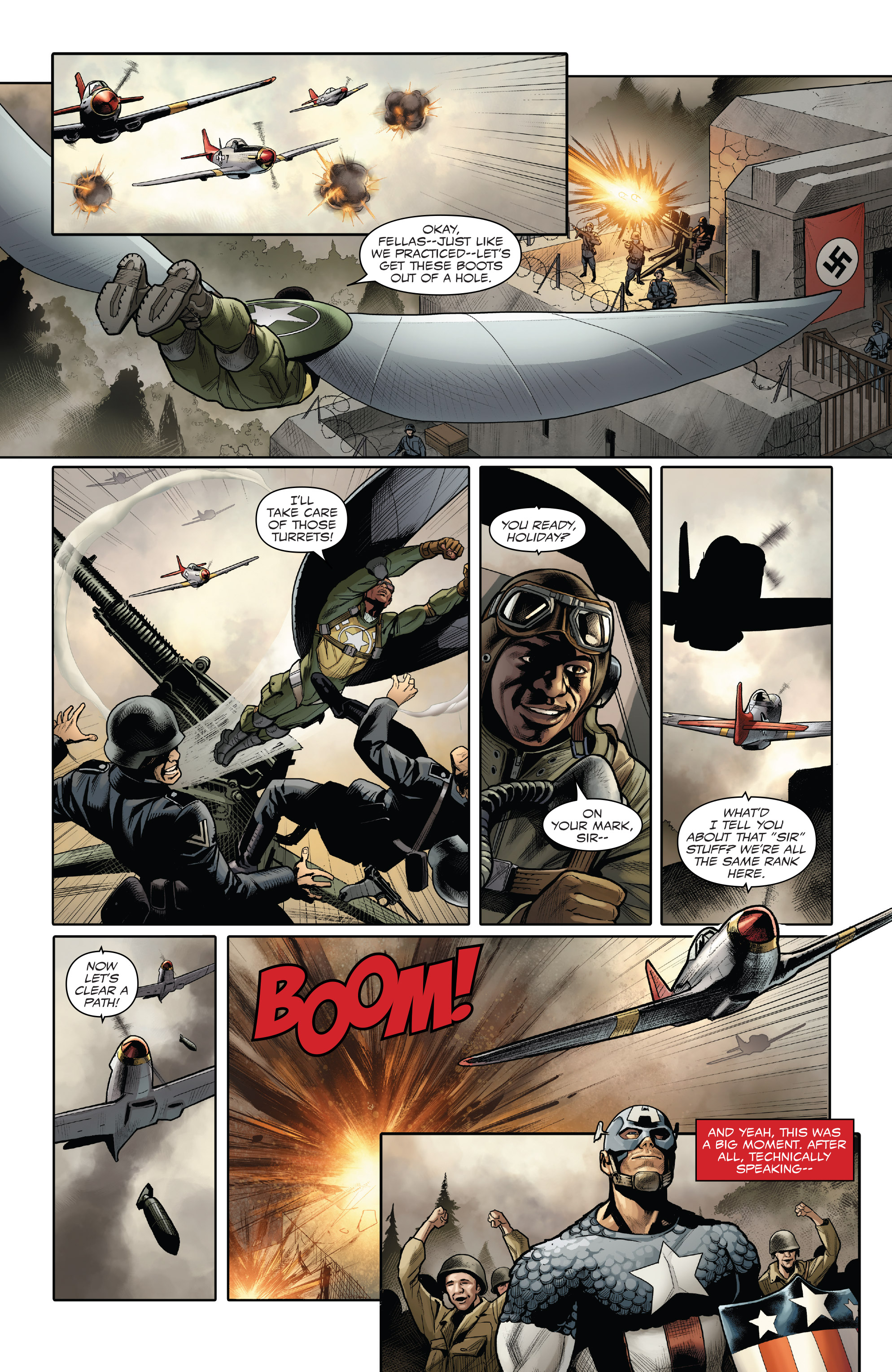 Generations: Sam Wilson Captain America & Steve Rogers Captain America (2017): Chapter 1 - Page 10