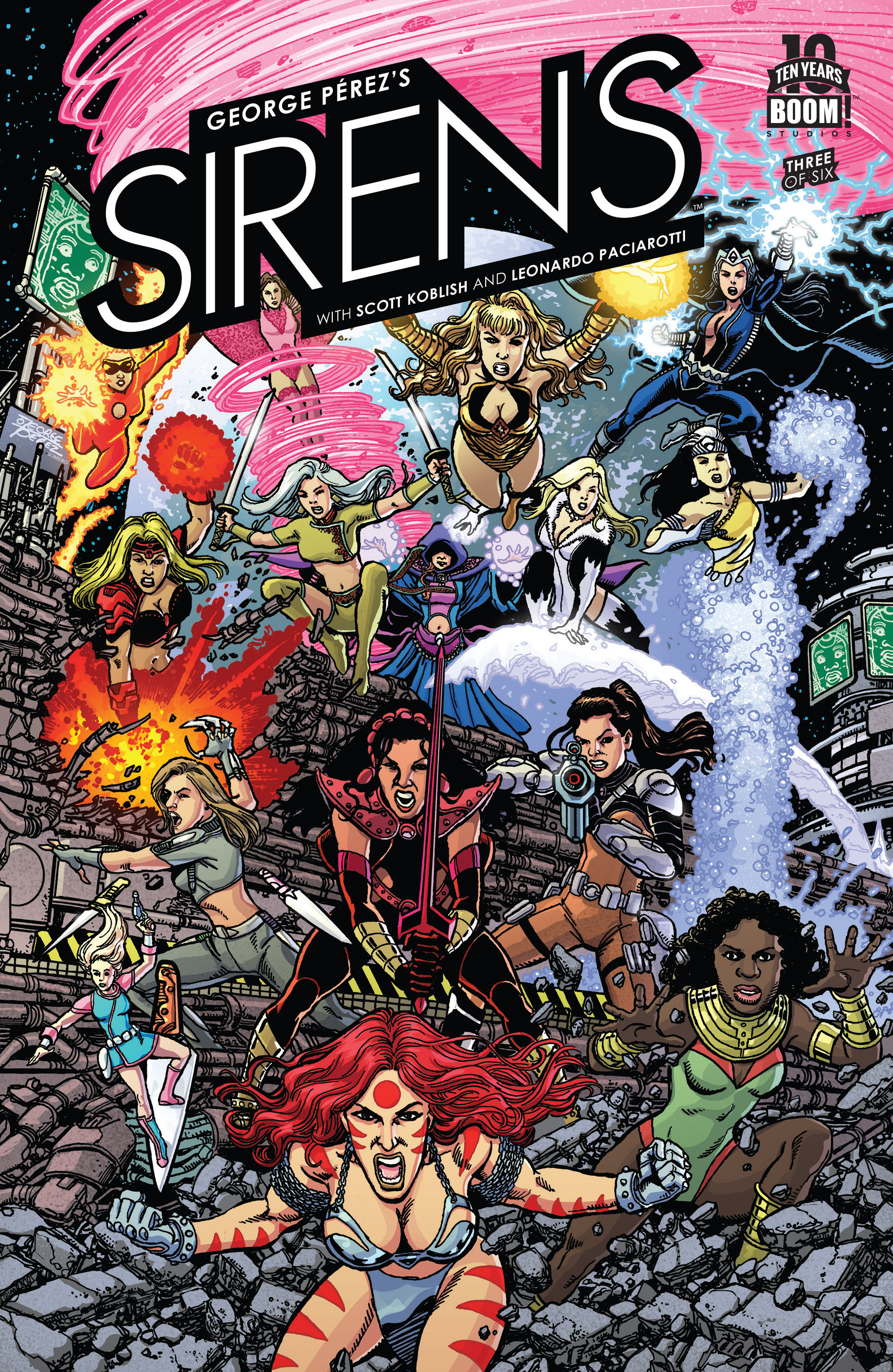 George Perez's Sirens (2014-2016): Chapter 3 - Page 1