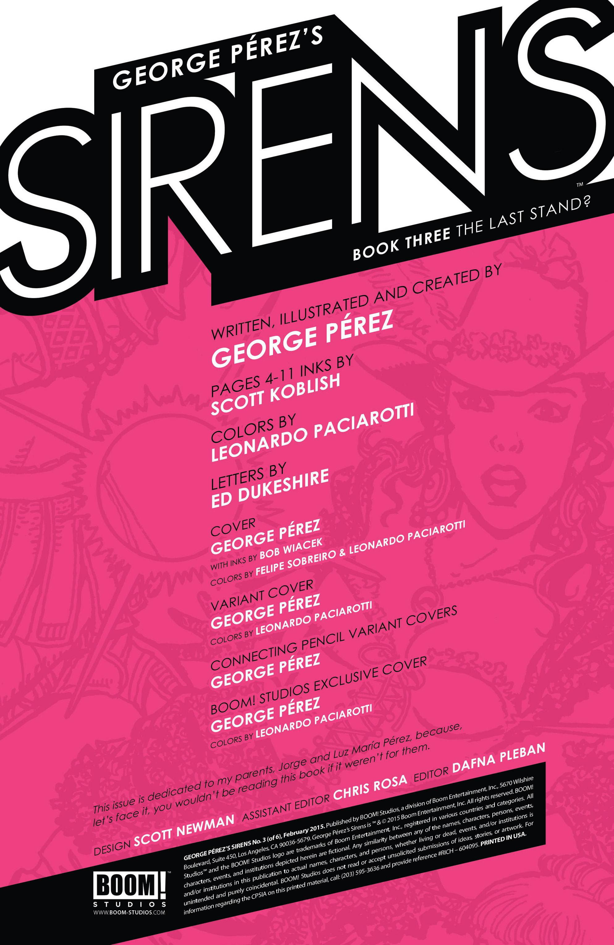 George Perez's Sirens (2014-2016): Chapter 3 - Page 2