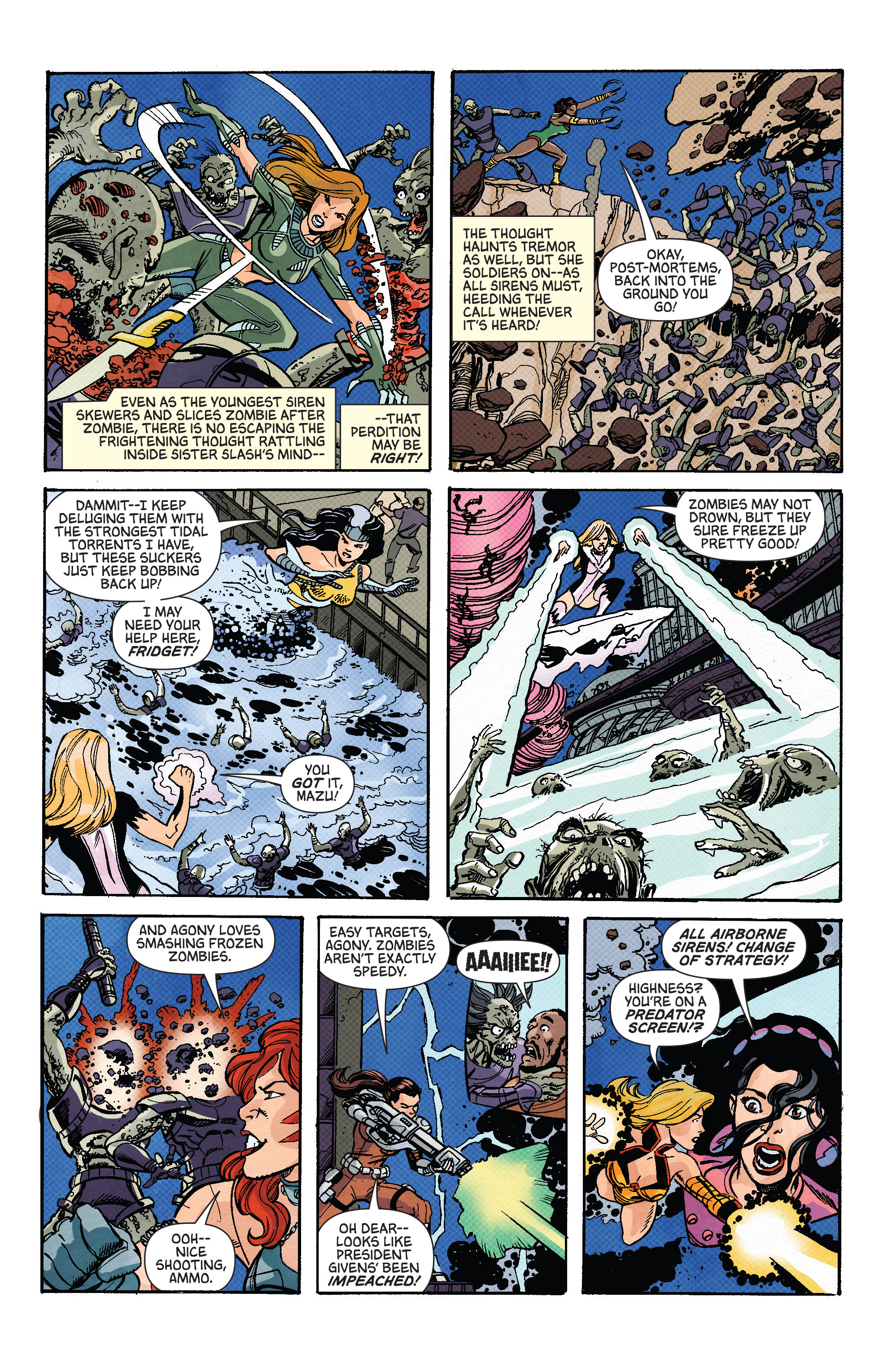 George Perez's Sirens (2014-2016): Chapter 3 - Page 9