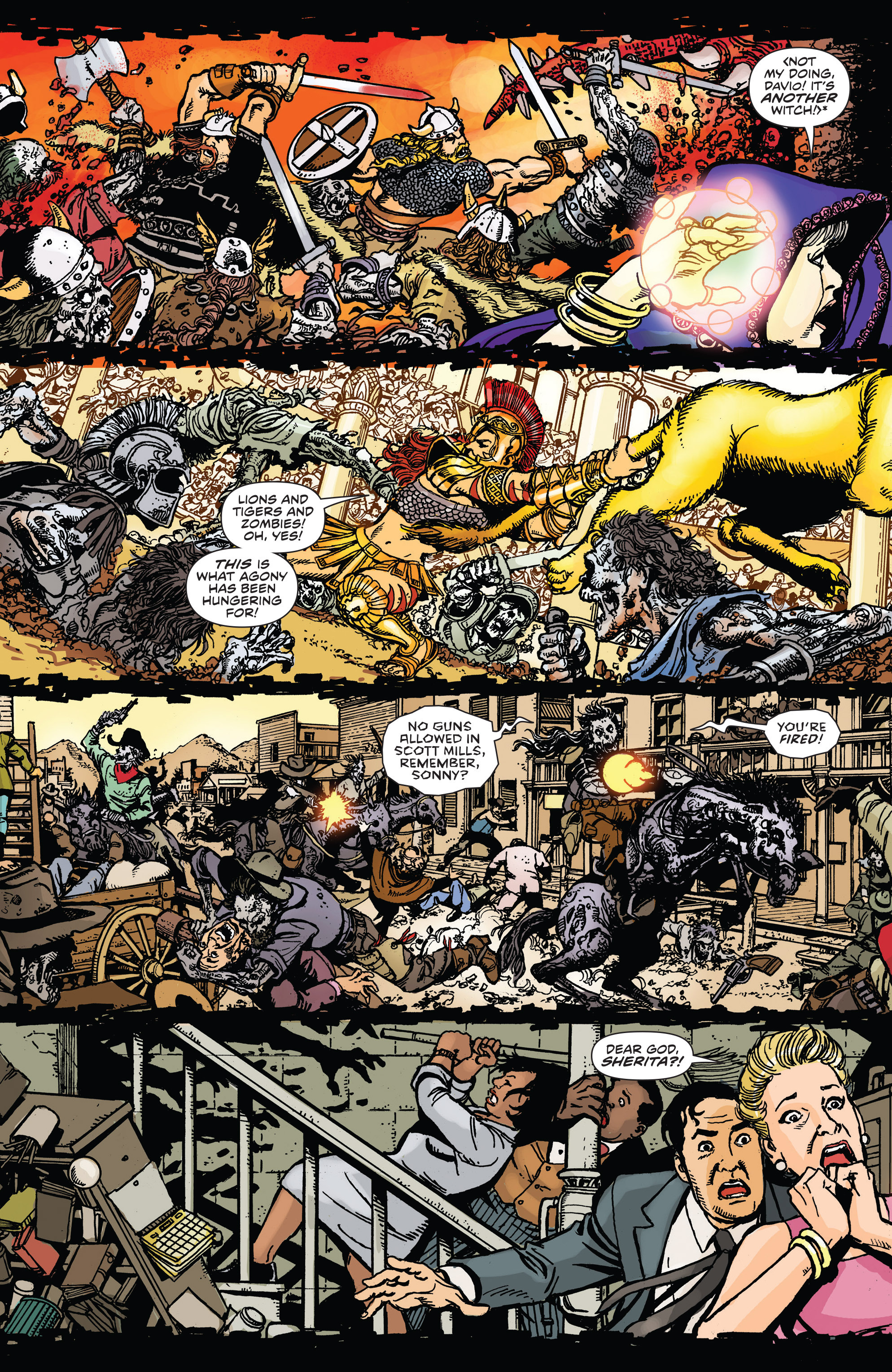 George Perez's Sirens (2014-2016): Chapter 5 - Page 4