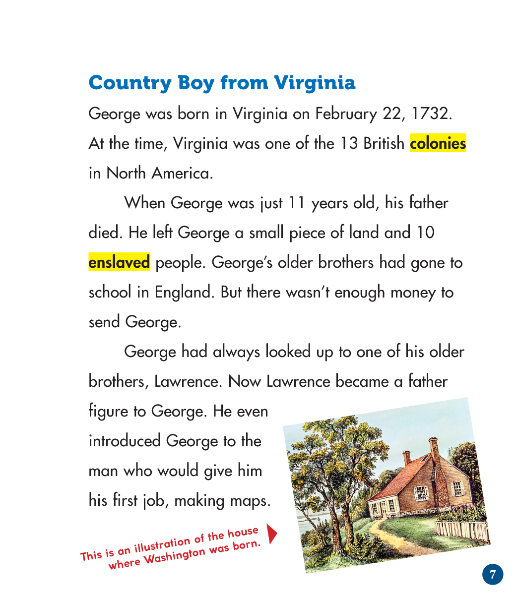 George Washington: First President of the United States (2021): Chapter 1 - Page 9